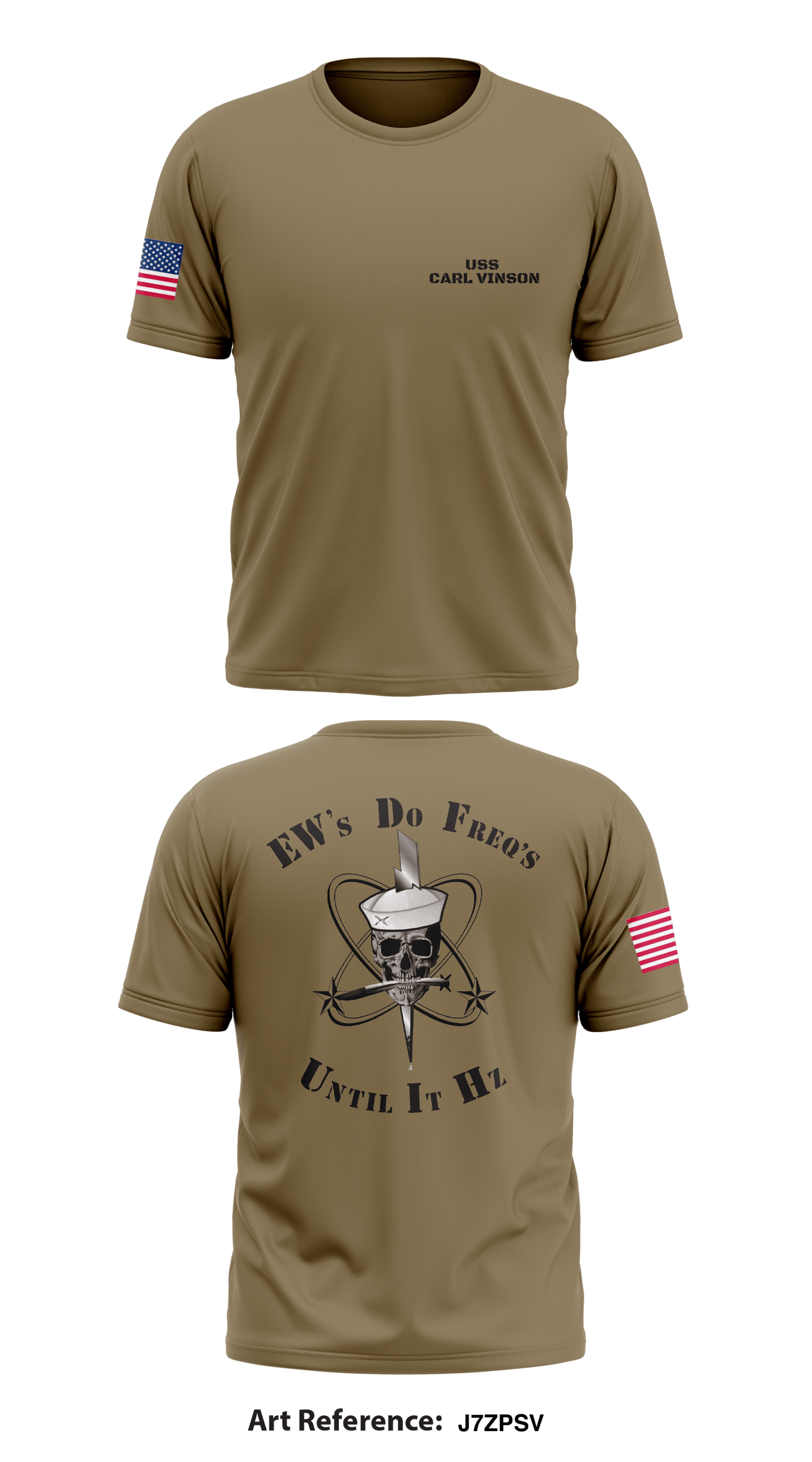 USS CARL VINSON Store 2 Core Men's SS Performance Tee - j7zPSV