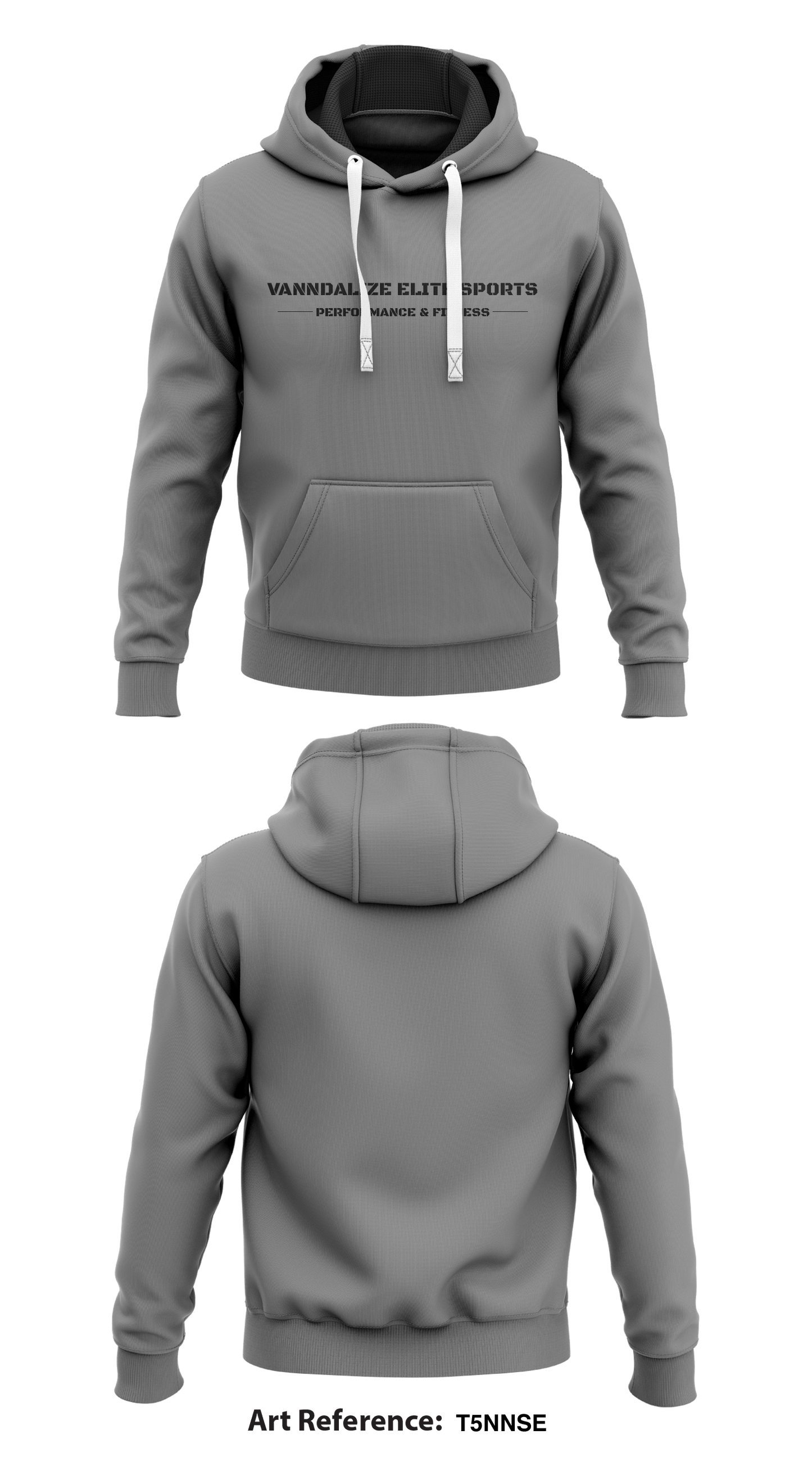 VANNDALIZE ELITE SPORTS PERFORMANCE & FITNESS Store 1 Core Men's Hooded Performance Sweatshirt - T5Nnse