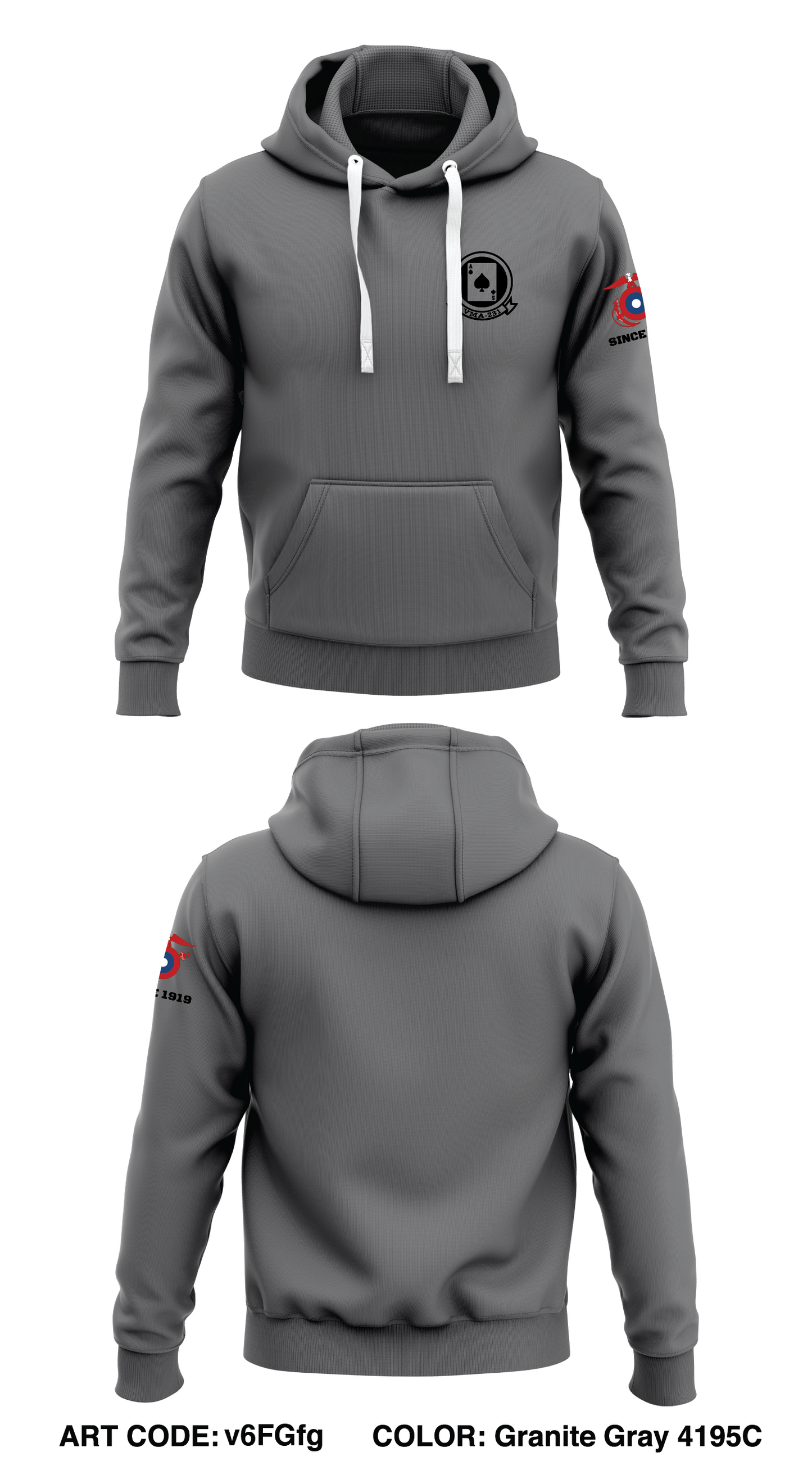 VA-231 Core Men's Hooded Performance Sweatshirt - v6FGfg