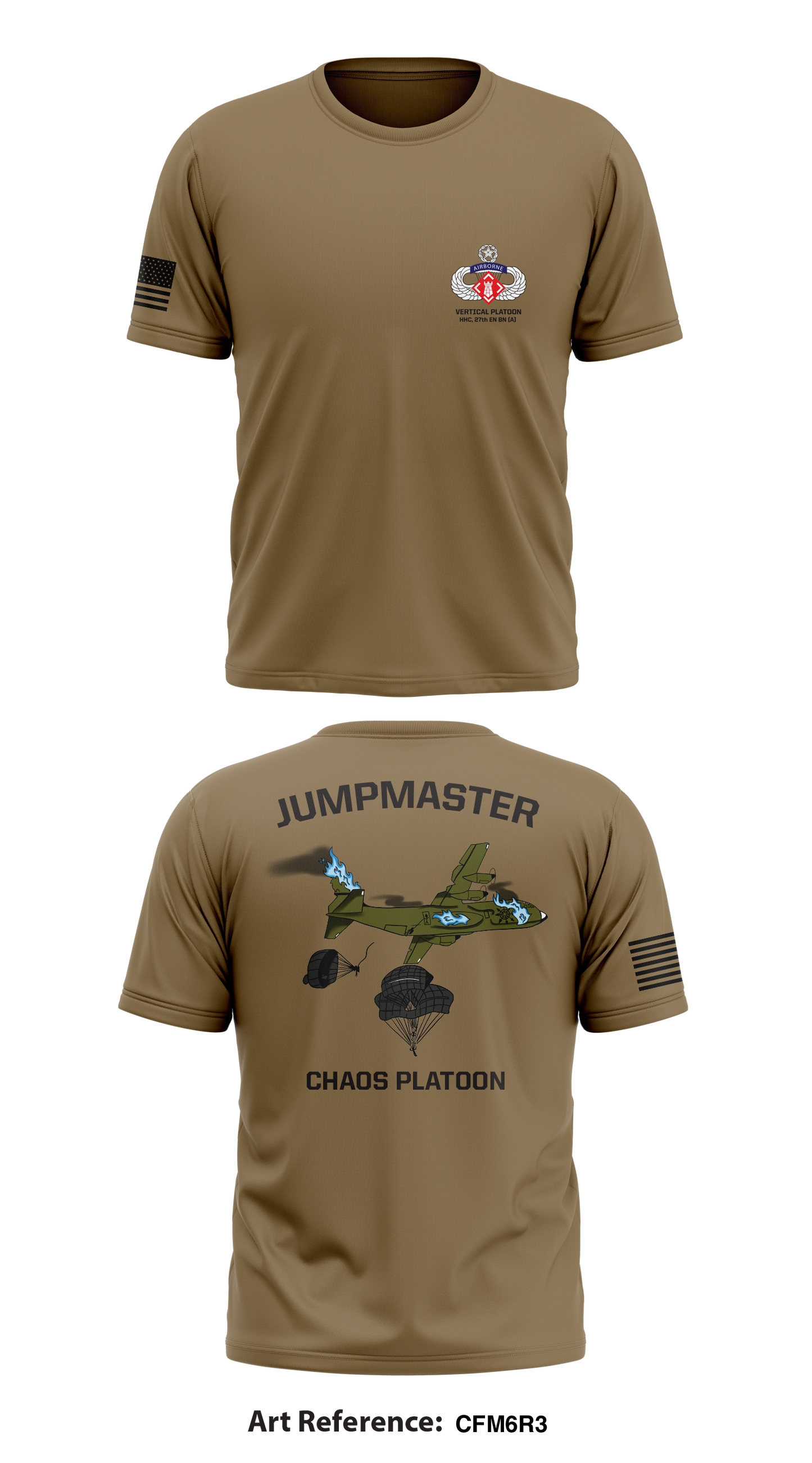 Vertical Platoon, HHC, 27th EN BN (A) Store 1 Core Men's SS Performance Tee - cFm6r3