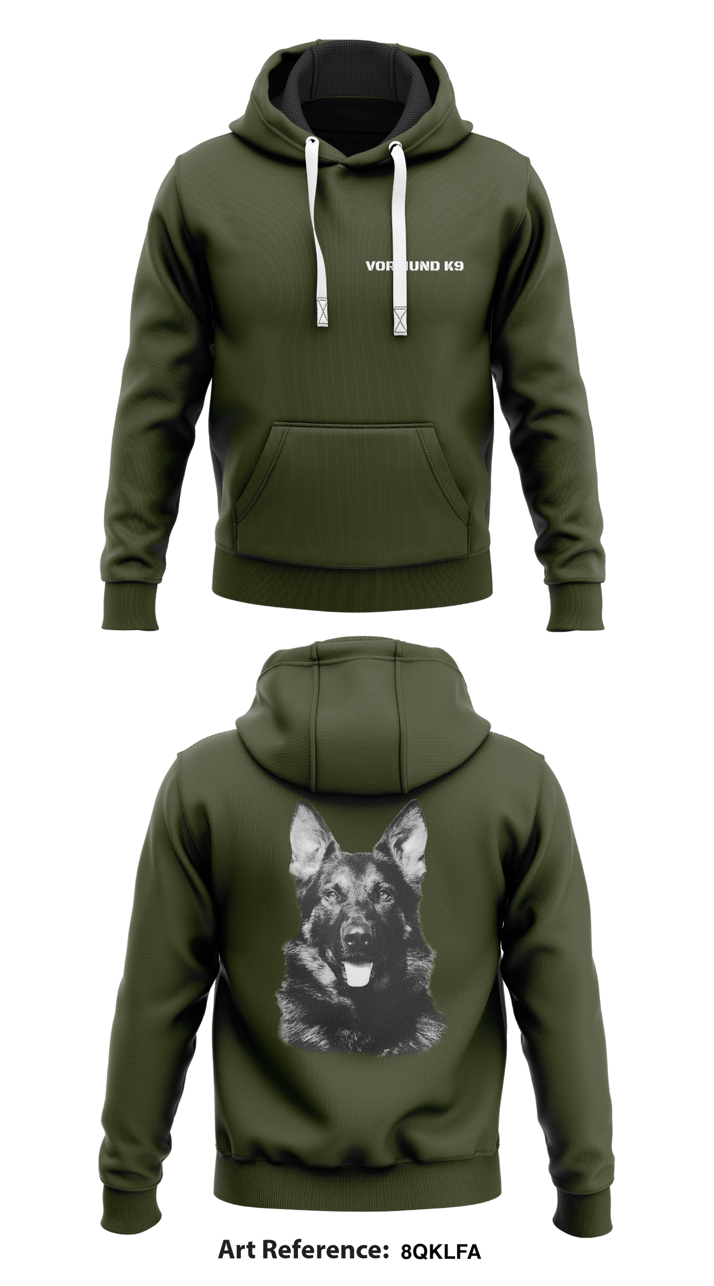 Vormund K9 Store 1 Core Men's Hooded Performance Sweatshirt - 8qkLfa
