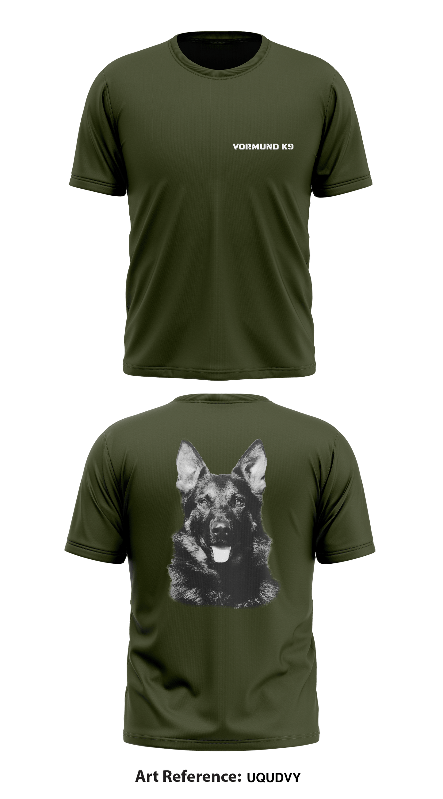 Vormund K9 Store 1 Core Men's SS Performance Tee - uqUDvY
