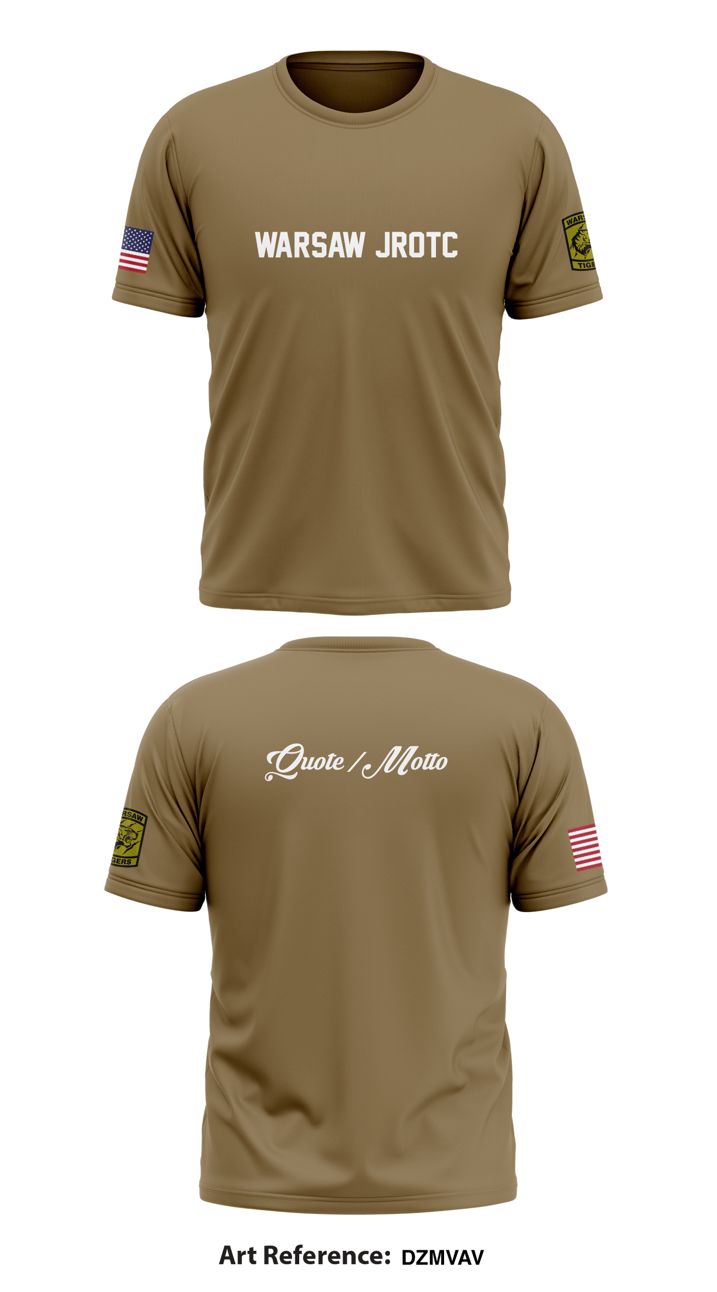 Warsaw JROTC Store 1 Core Men's SS Performance Tee - DzmVAv