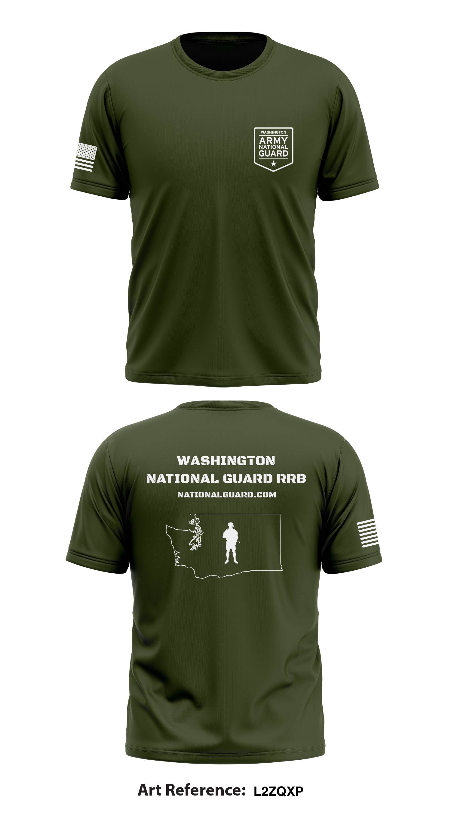 Washington National Guard RRB Store 1 Core Men's SS Performance Tee - –  Emblem Athletic