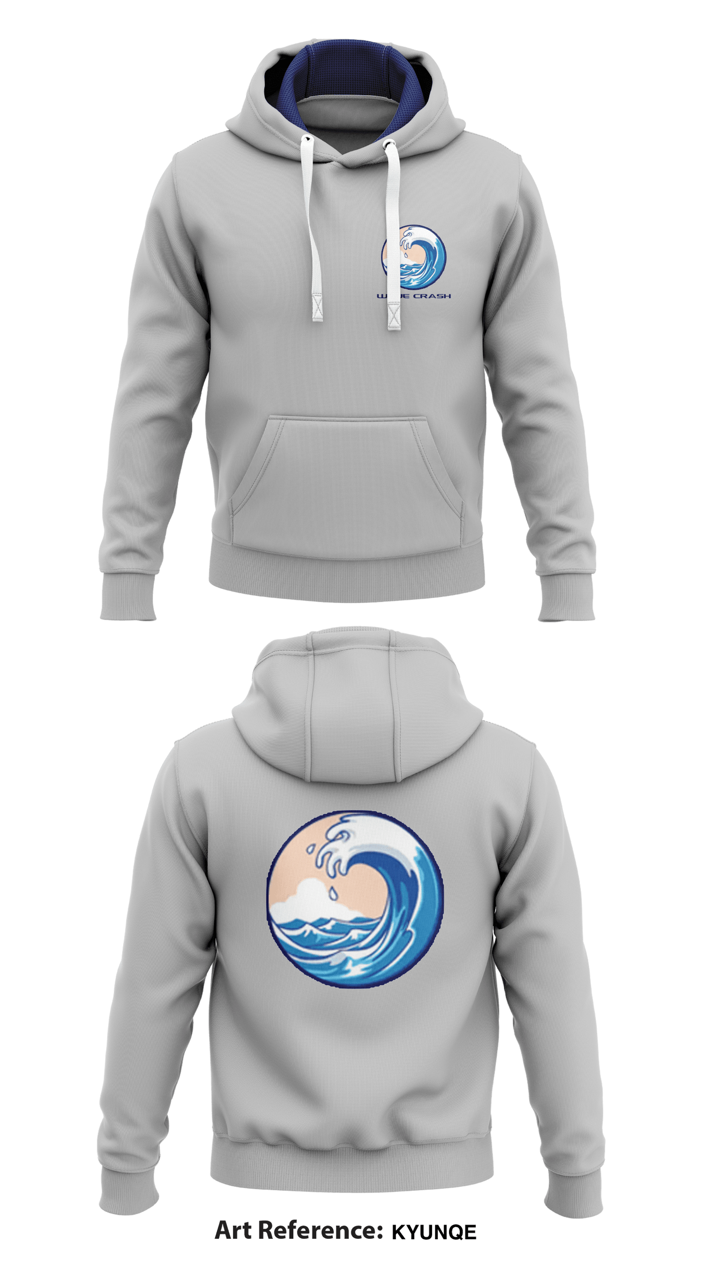 WaveCrash Store 1 Core Men's Hooded Performance Sweatshirt - kYunQE