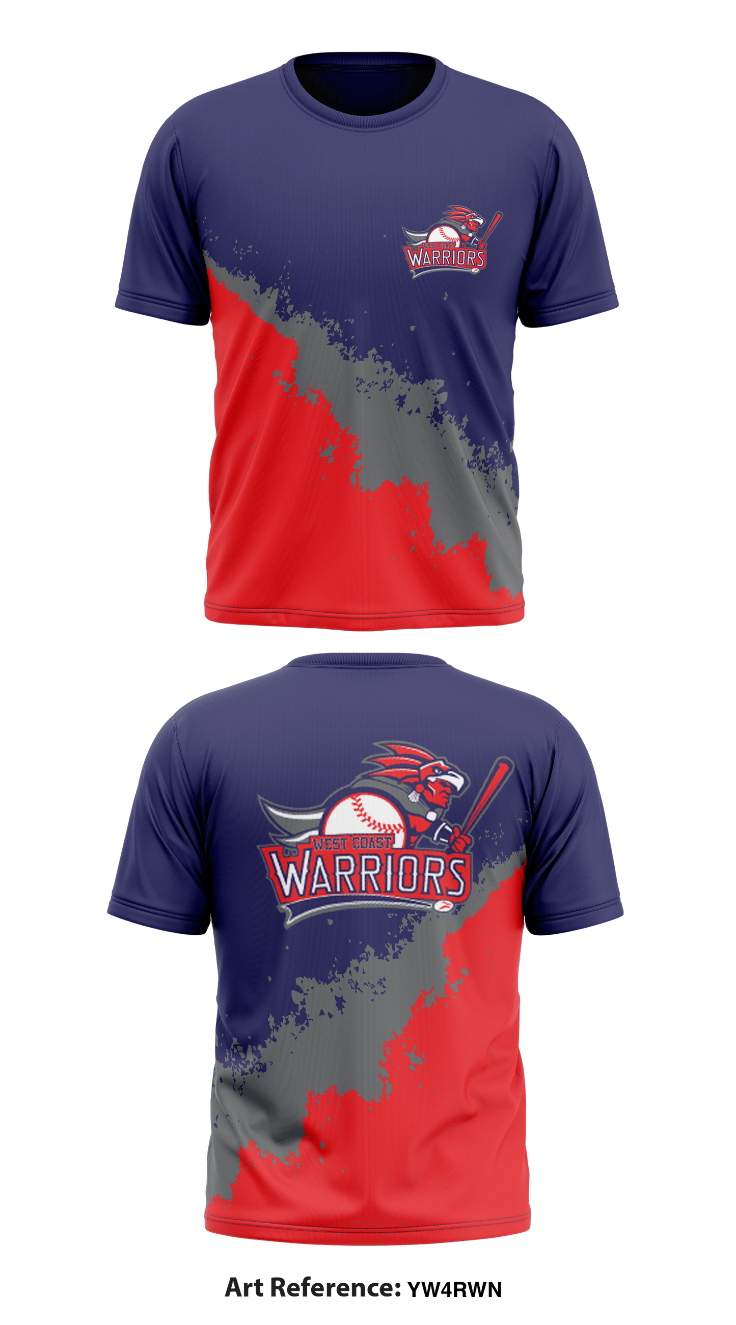 West Coast Warriors Store 1 Core Men's SS Performance Tee - Yw4Rwn