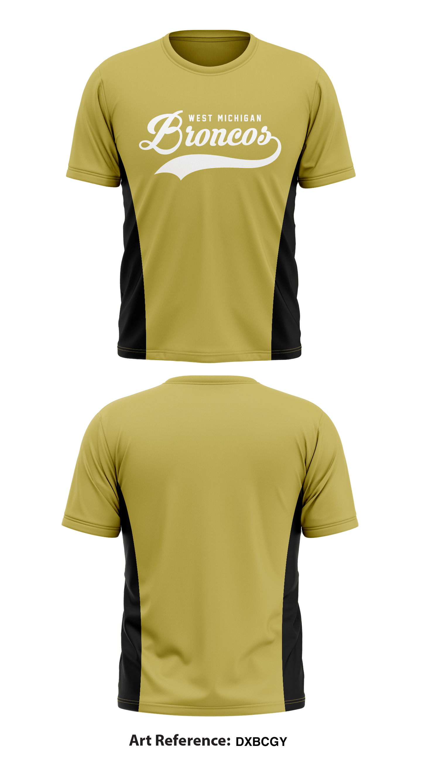 West Michigan Broncos Store 1 Core Men's SS Performance Tee - dXbcGy