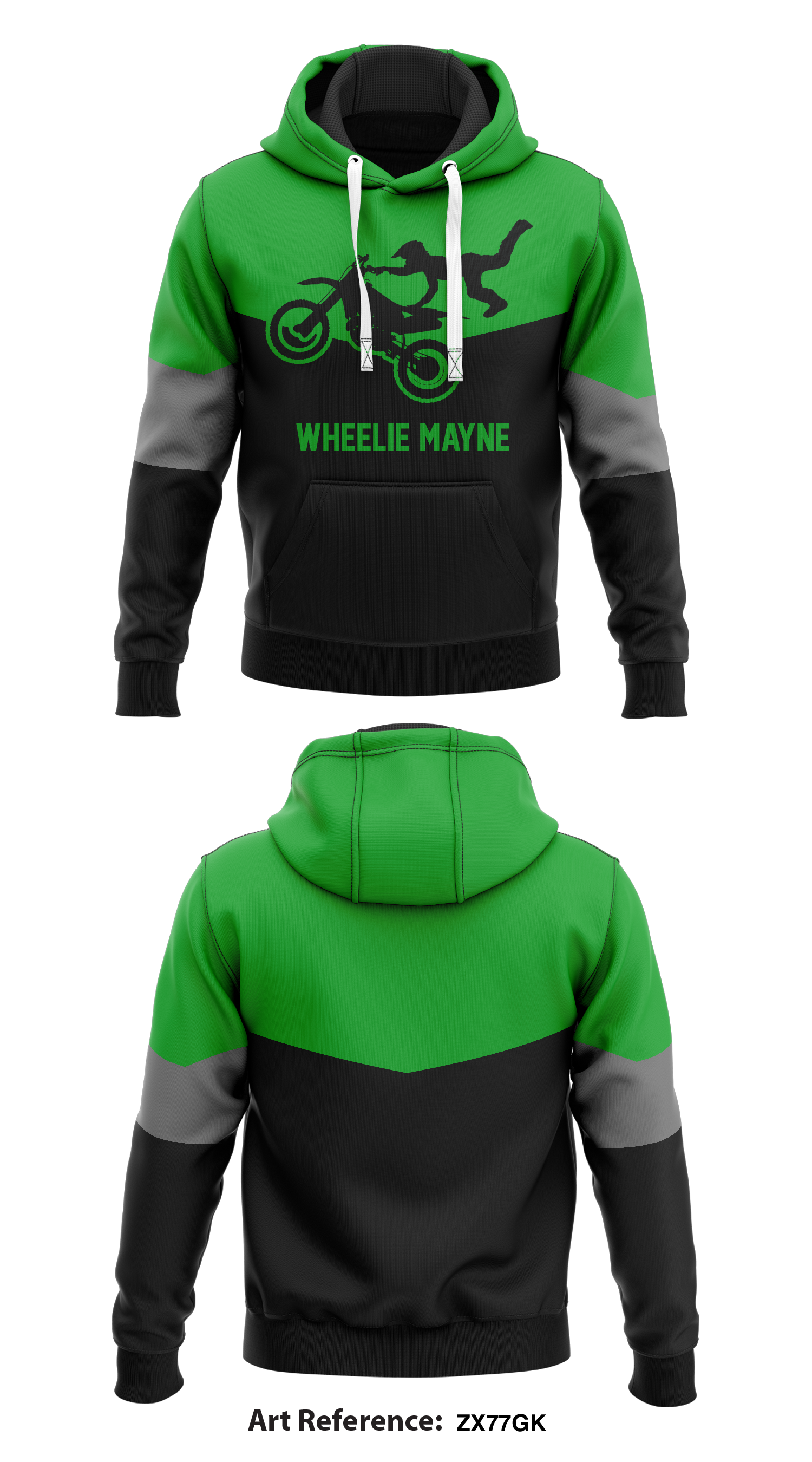 Mai✩°。⋆ Wheelie Mayne Store 1 Core Men's Hooded Performance