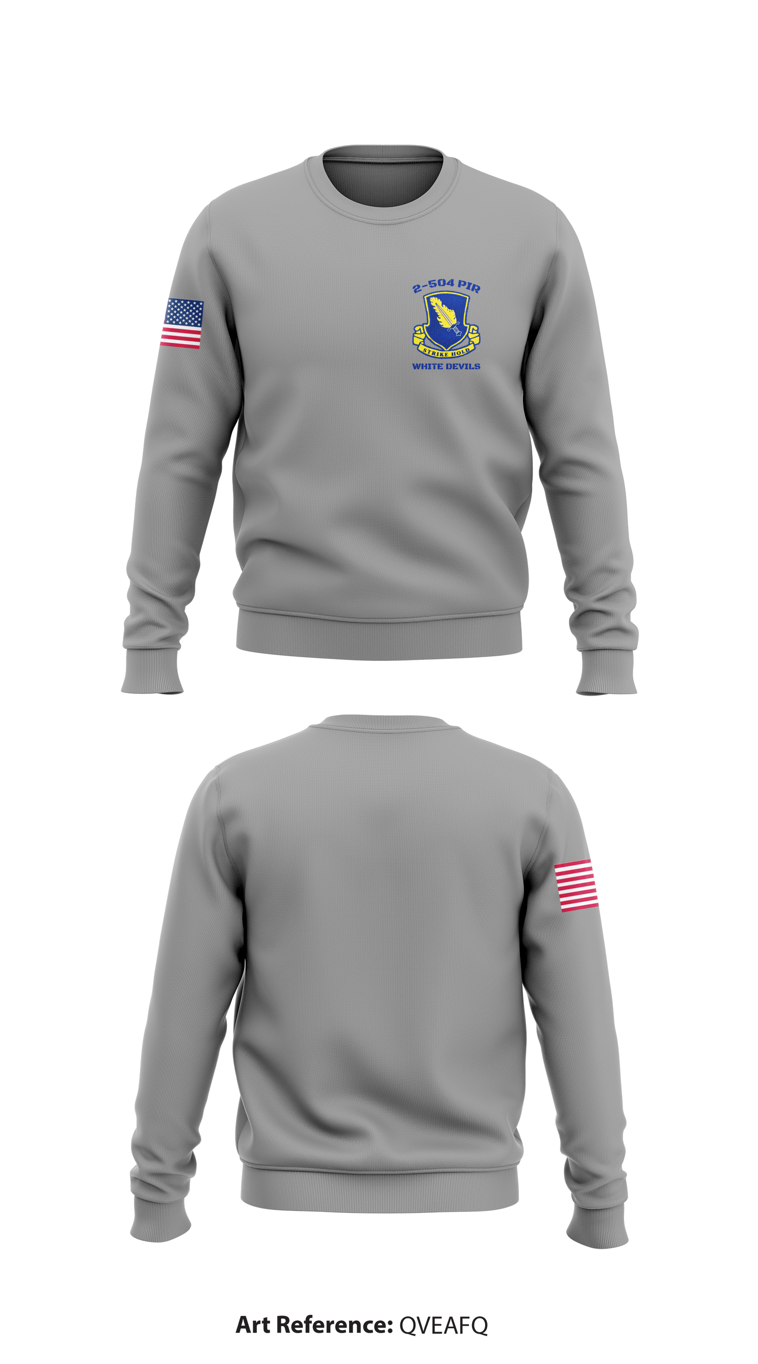 White Devils 2 504 PIR Store 1 Core Men s Crewneck Performance Sweatsh white-devils-2-504-pir-store-1-core-men-s-crewneck-performance-sweatsh