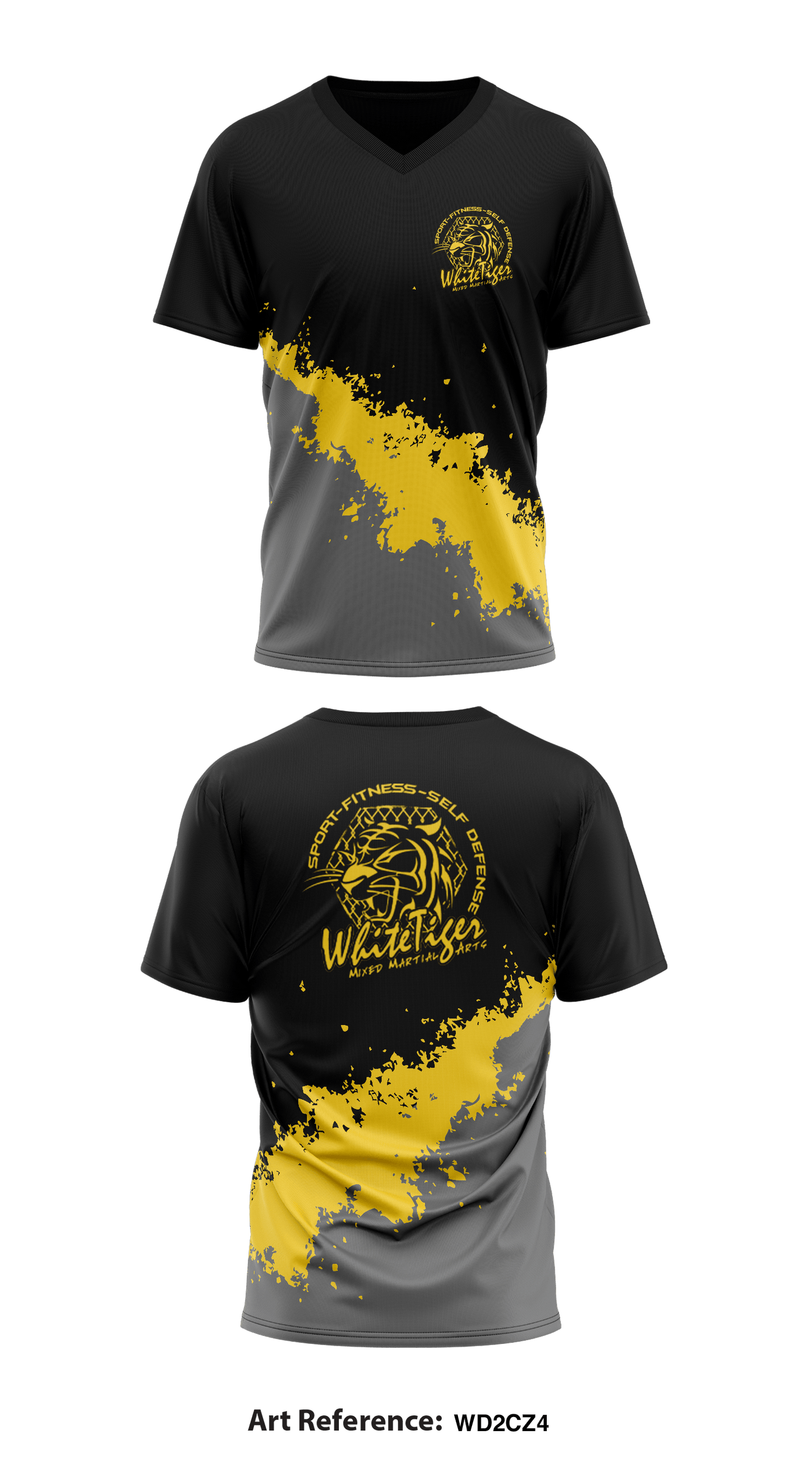 White Tiger Martial Arts Core Men's SS Performance Tee - WD2CZ4
