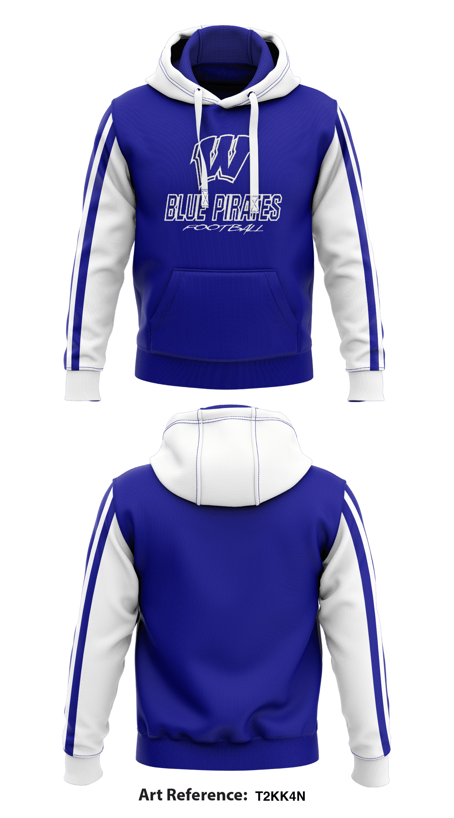 Williamsburg High School Core Men's Hooded Performance Sweatshirt - t2kK4N