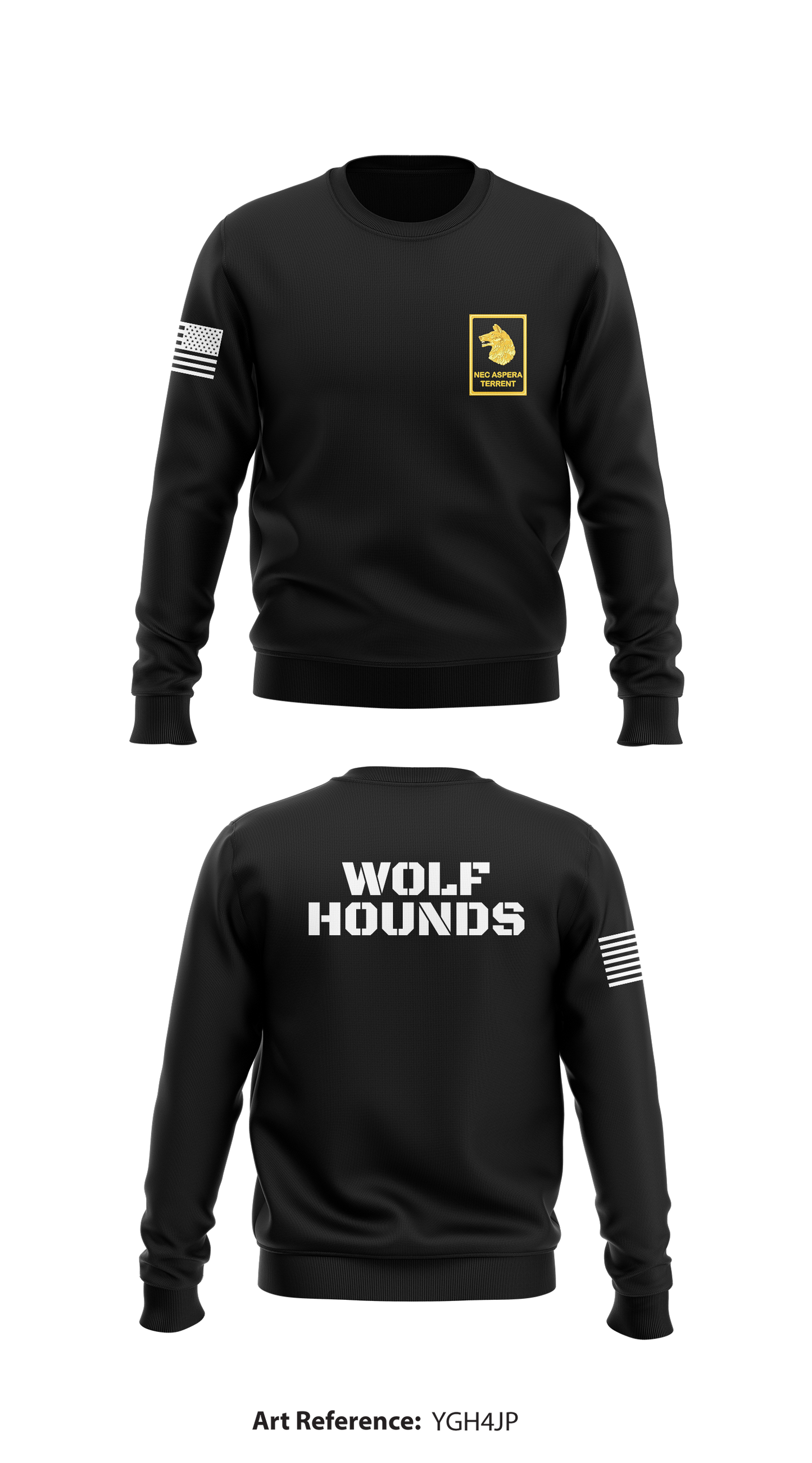 Wolf hounds Store 1 Core Men's Crewneck Performance Sweatshirt - YGH4JP