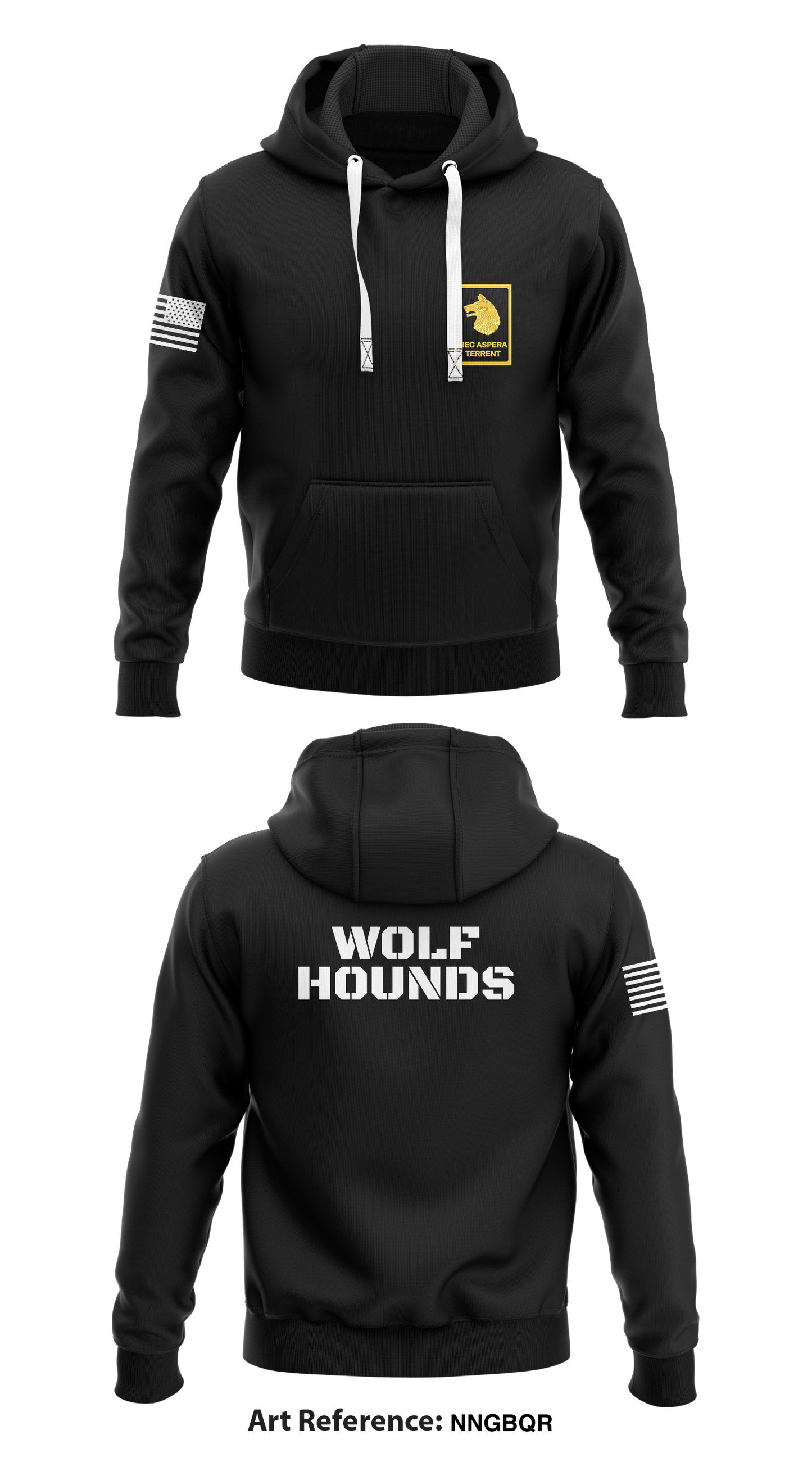 Wolf hounds Store 1 Core Men's Hooded Performance Sweatshirt - nngbqr