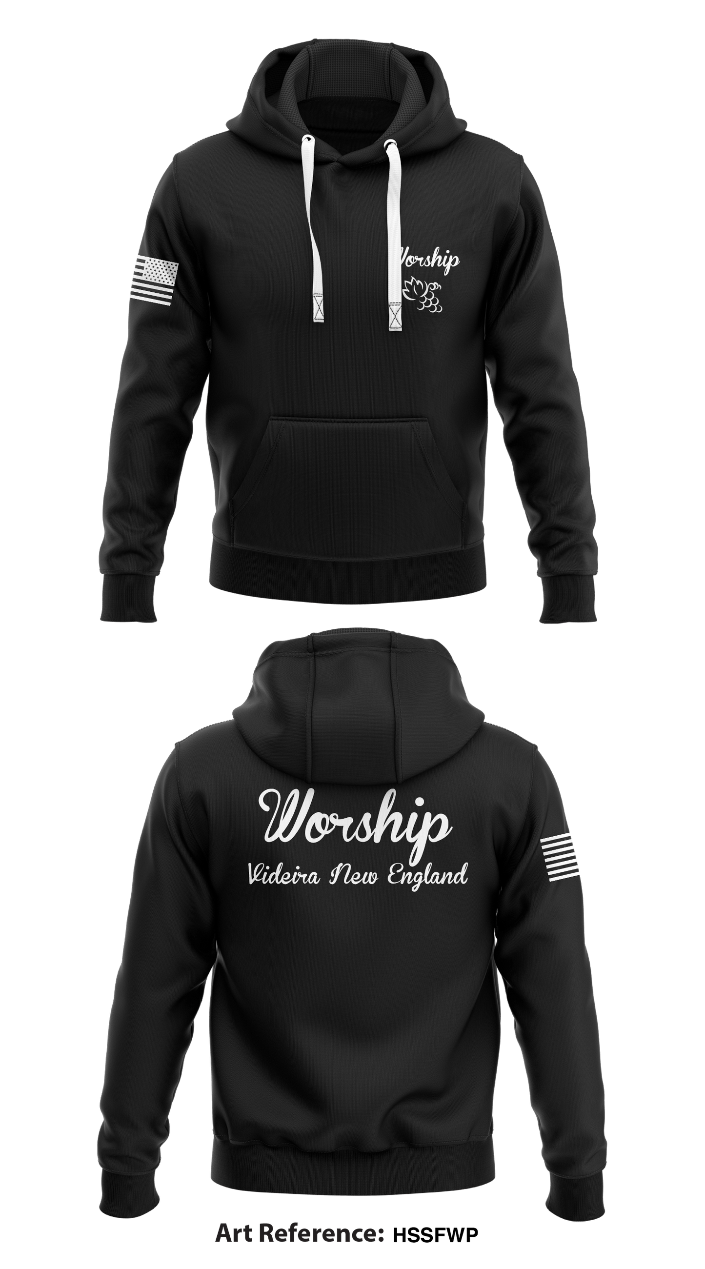 Worship Store 1 Core Men's Hooded Performance Sweatshirt - hssfwp