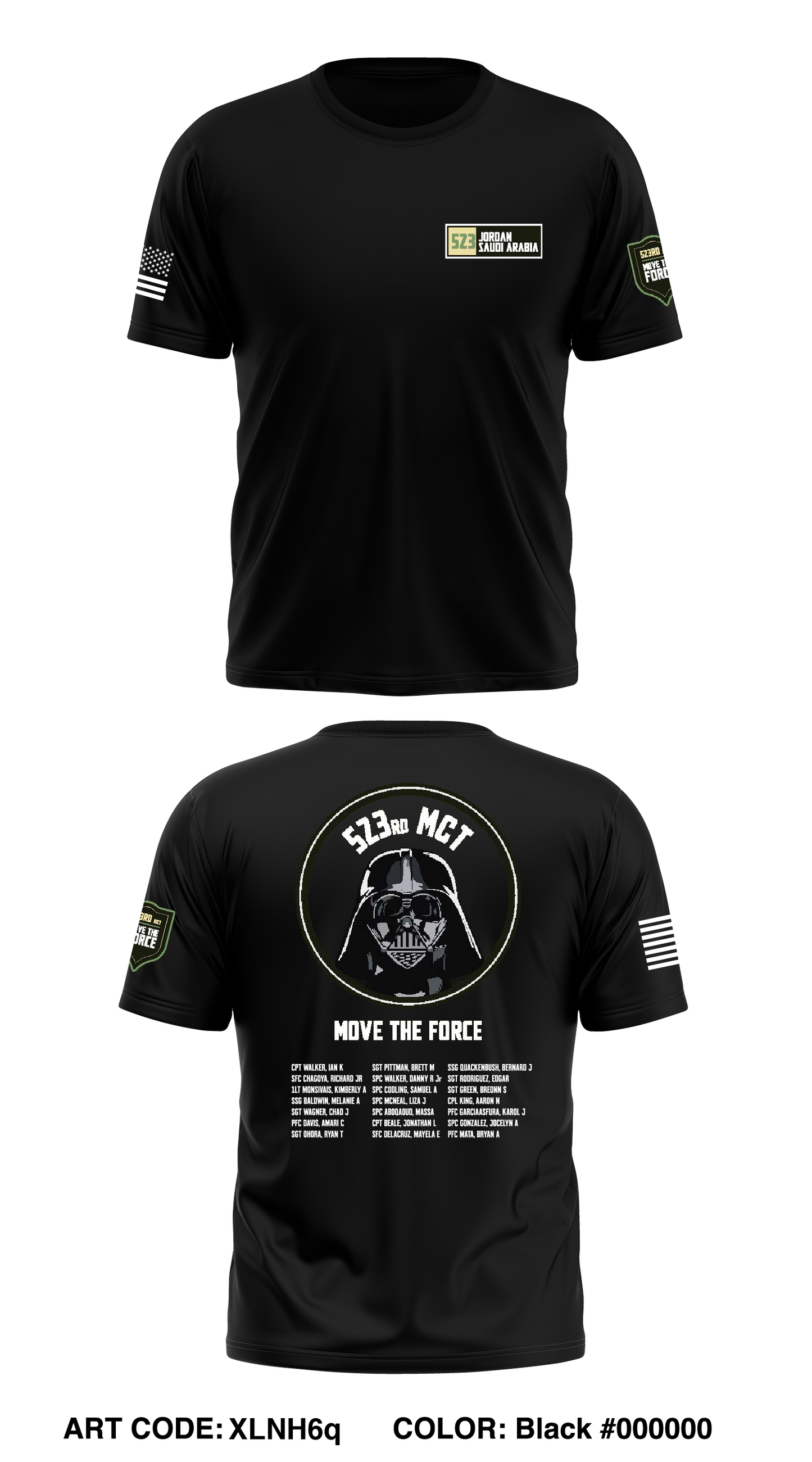 523rd Movement Control Team (MCT) Core Men's SS Performance Tee - XLNH6q