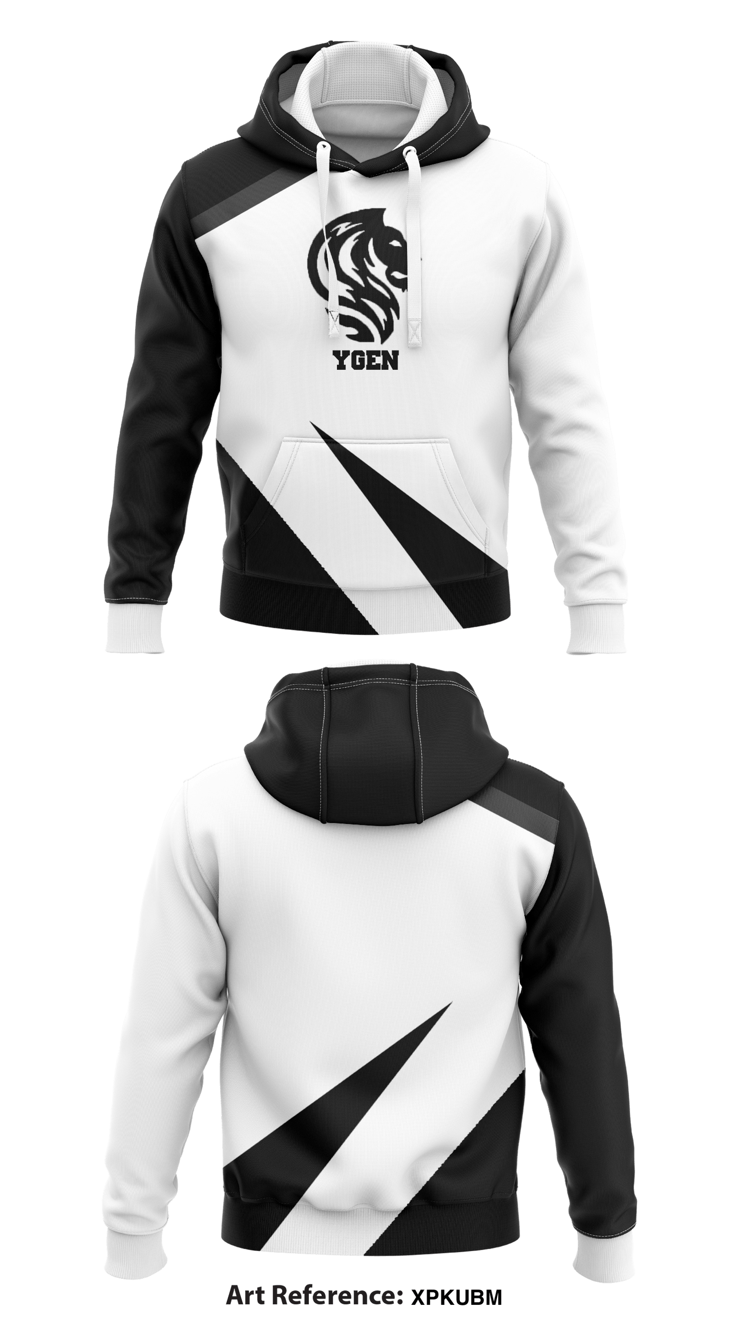 YGen Store 1 Core Men's Hooded Performance Sweatshirt - xPkUbM