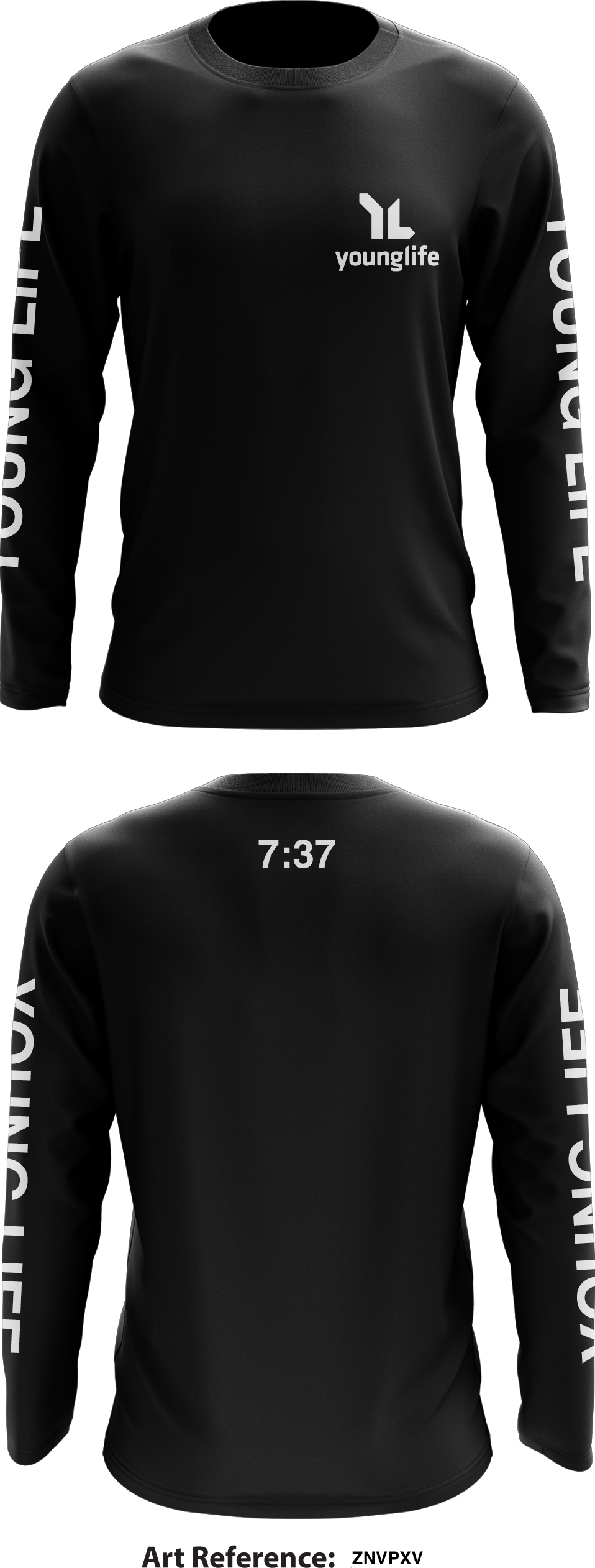 Young Life Store 1 Core Men's LS Performance Tee - znvpxV