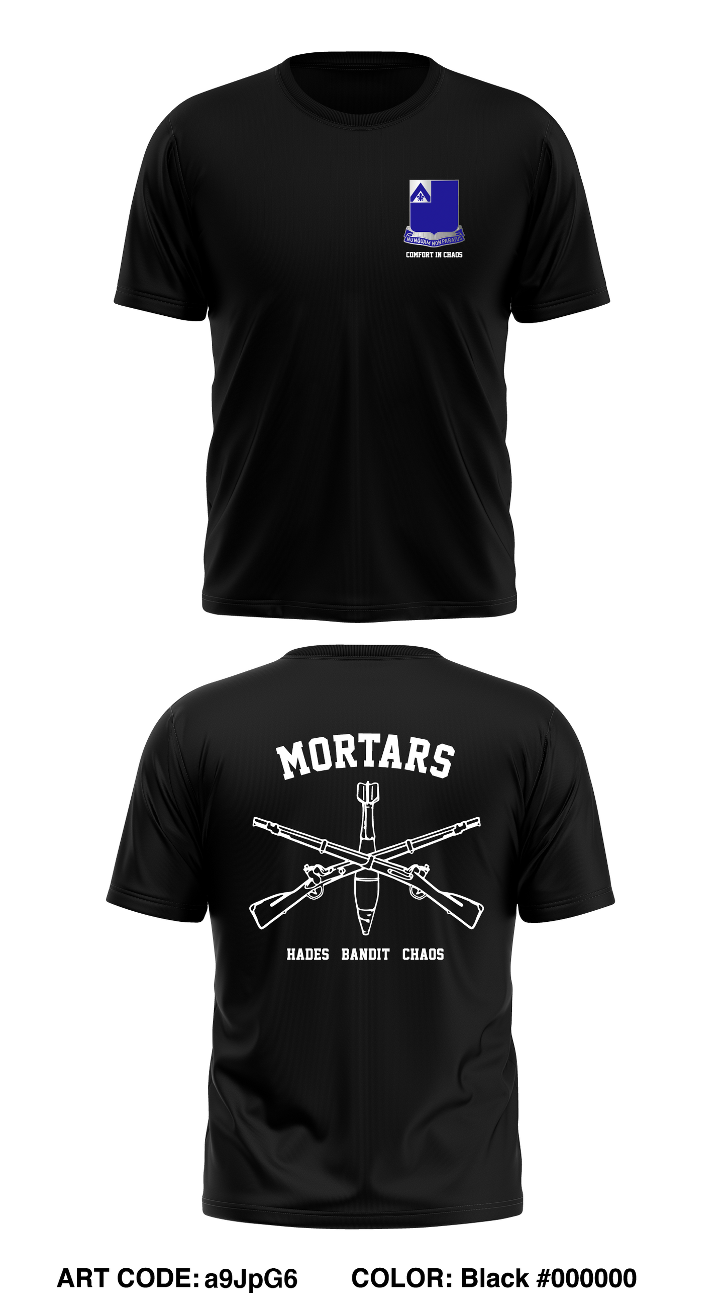 Mortars, 1-185 IN Core Men's SS Performance Tee - a9JpG6