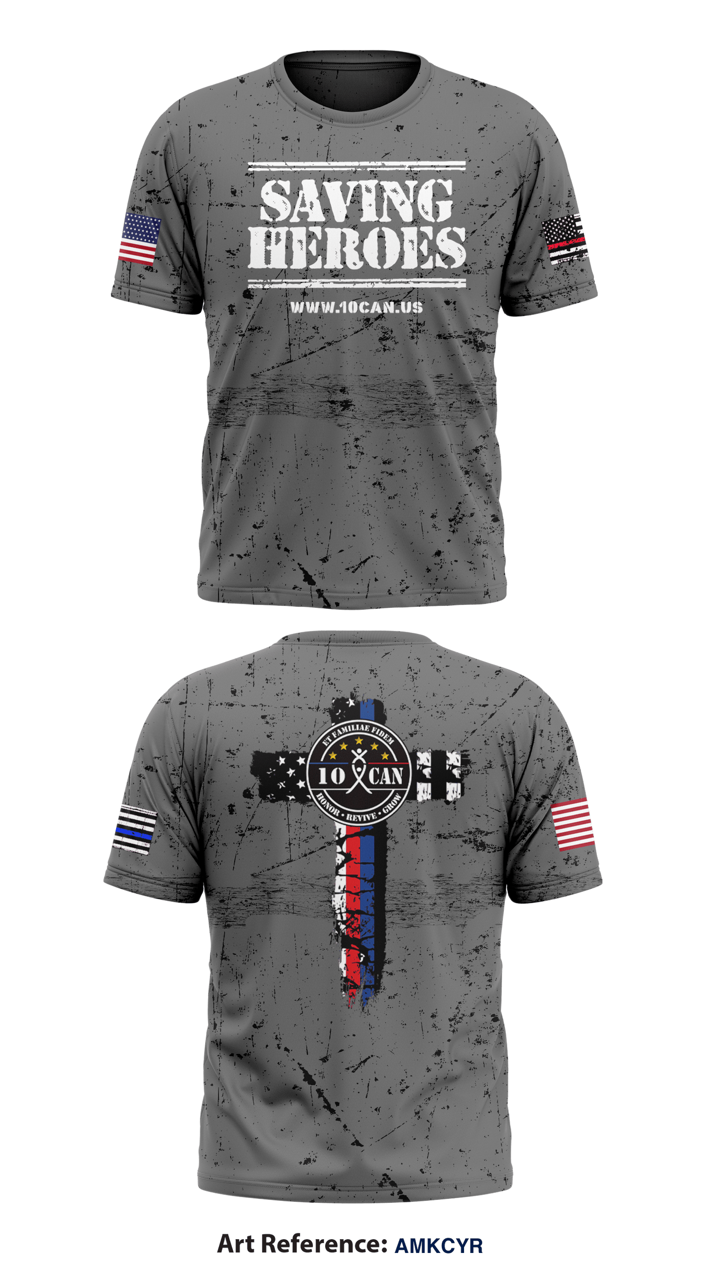 10 CAN INC Store 1 Core Men's SS Performance Tee - aMkcYr