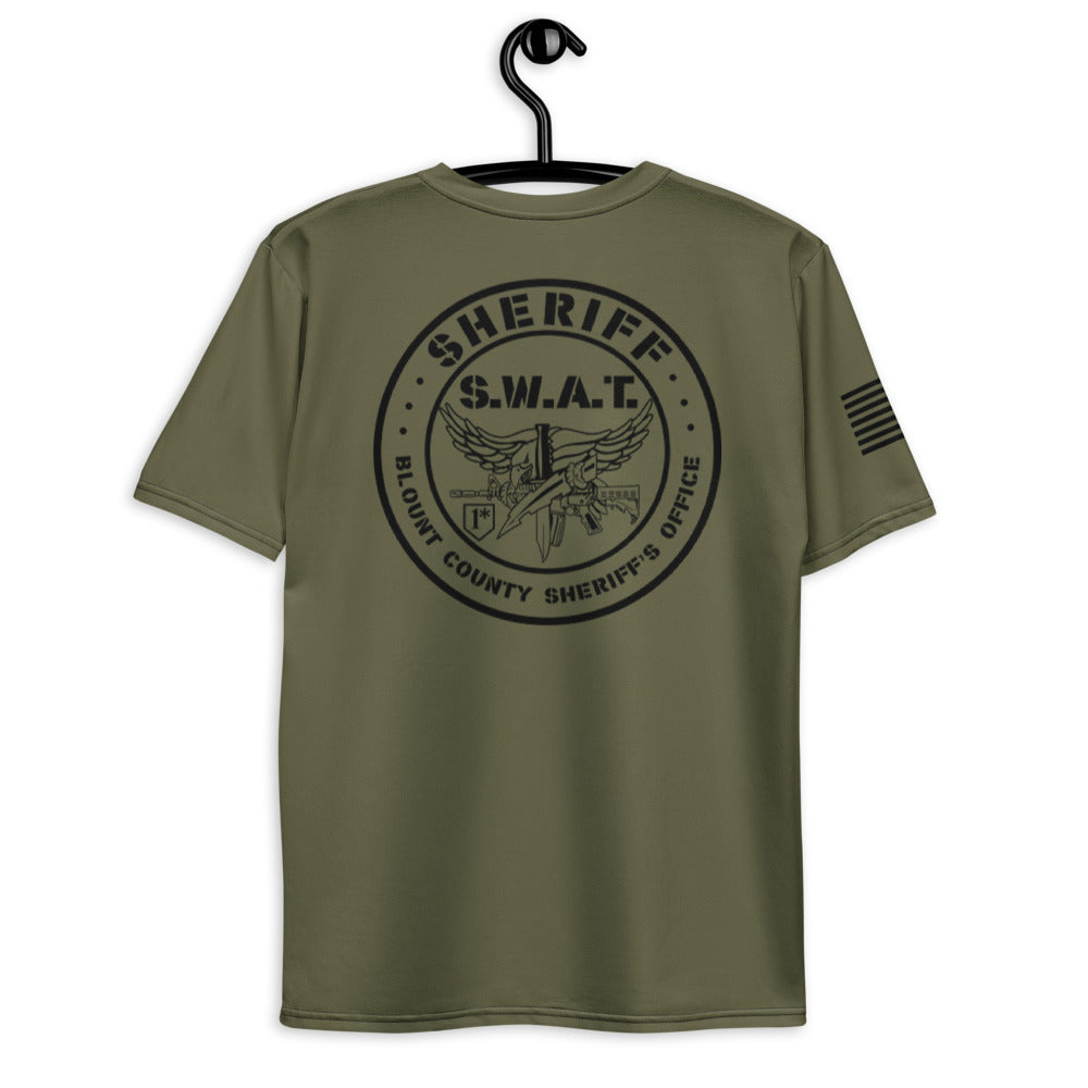 BLOUNT COUNTY SHERIFF'S OFFICE SWAT TEAM Core Men's SS Performance Tee - TswH5J