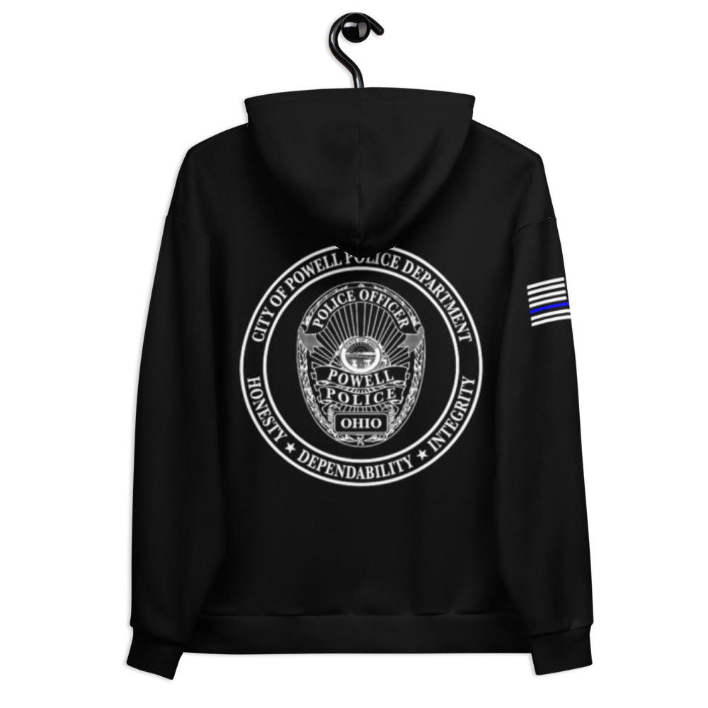 Powell Police Core Men's Hooded Performance Sweatshirt - 6NLFdh