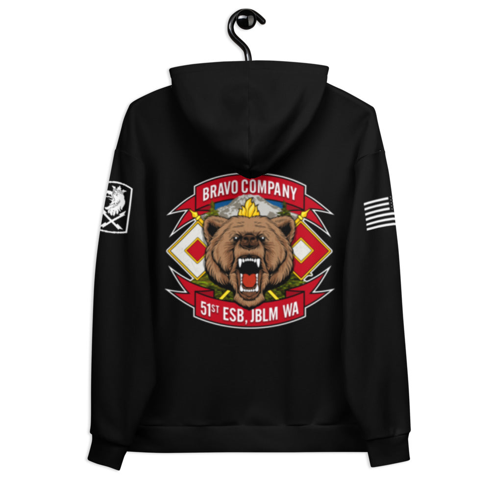 B Co, 51st ESB, 22d CSB Core Men's Hooded Performance Sweatshirt - dmGS3v