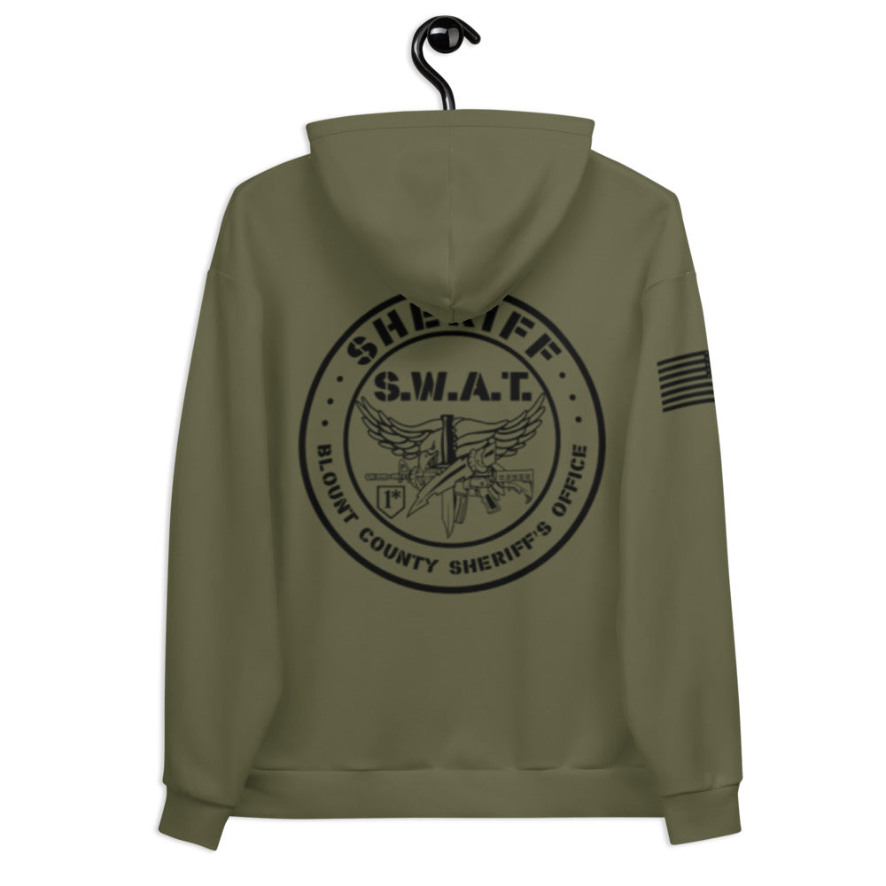 BLOUNT COUNTY SHERIFF'S OFFICE SWAT TEAM Core Men's Hooded Performance Sweatshirt - TswH5J