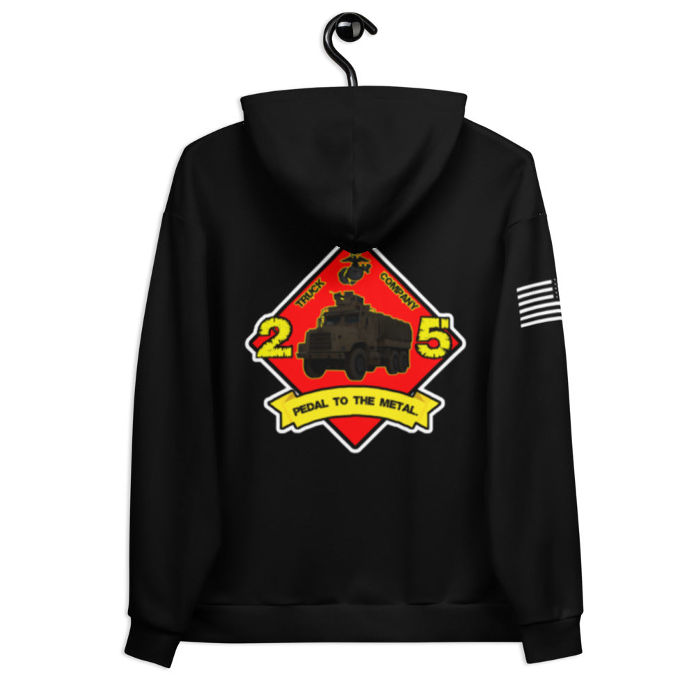 Trucks, 25th Marines Core Men's Hooded Performance Sweatshirt - NFzjk9