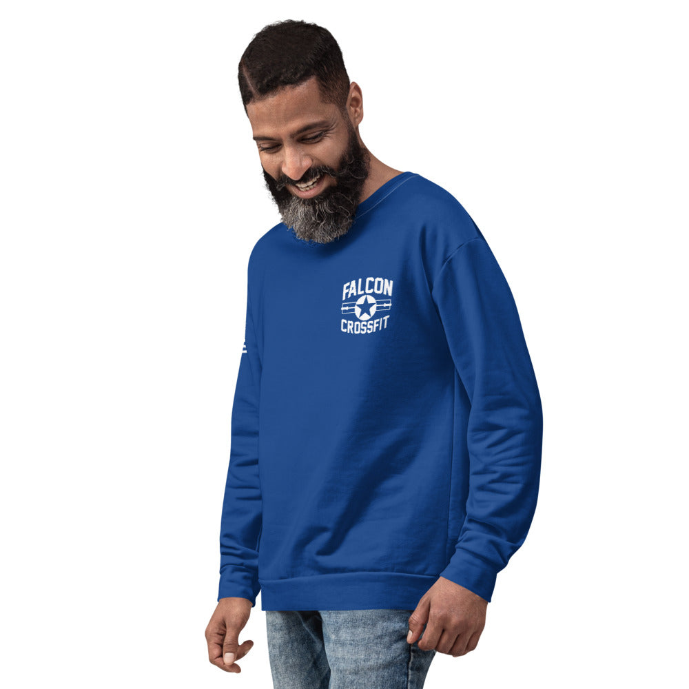 Falcon Crossfit Store 1 Premium Core Men's Crewneck Performance Sweatshirt - WueQ4Z