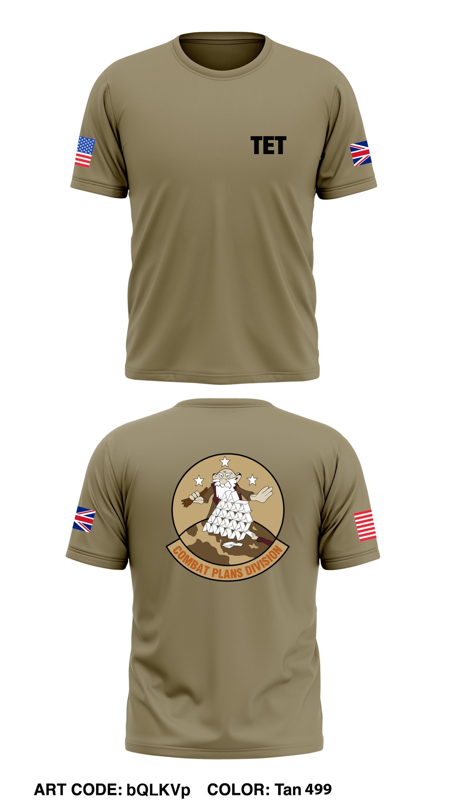 TET, CPD, 609th AOC Store 1 Core Men's SS Performance Tee - bQLKVp