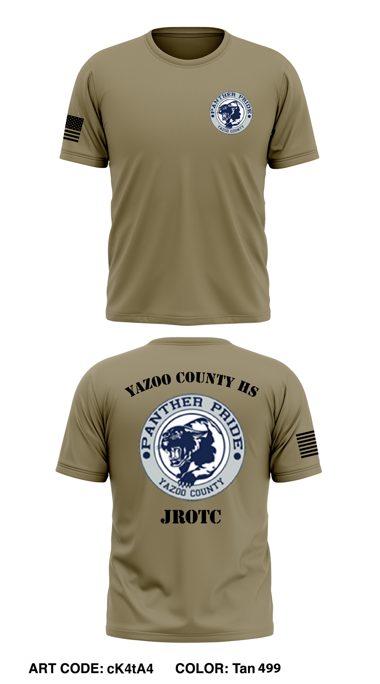 Yazoo County High School Core Men's SS Performance Tee - cK4tA4