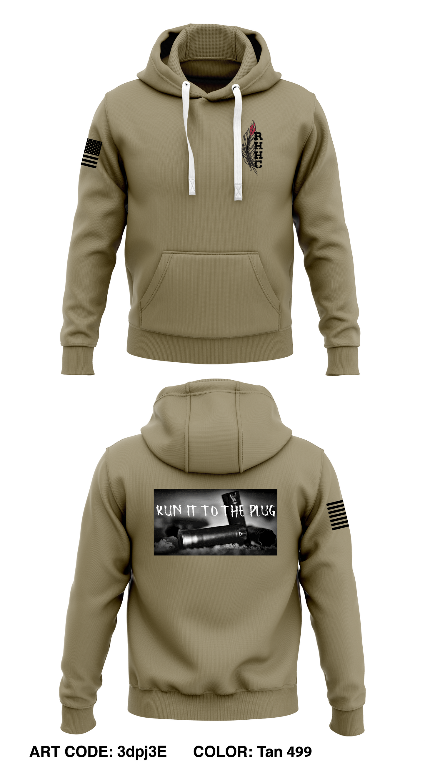 RHHC Core Men's Hooded Performance Sweatshirt - 3dpj3E