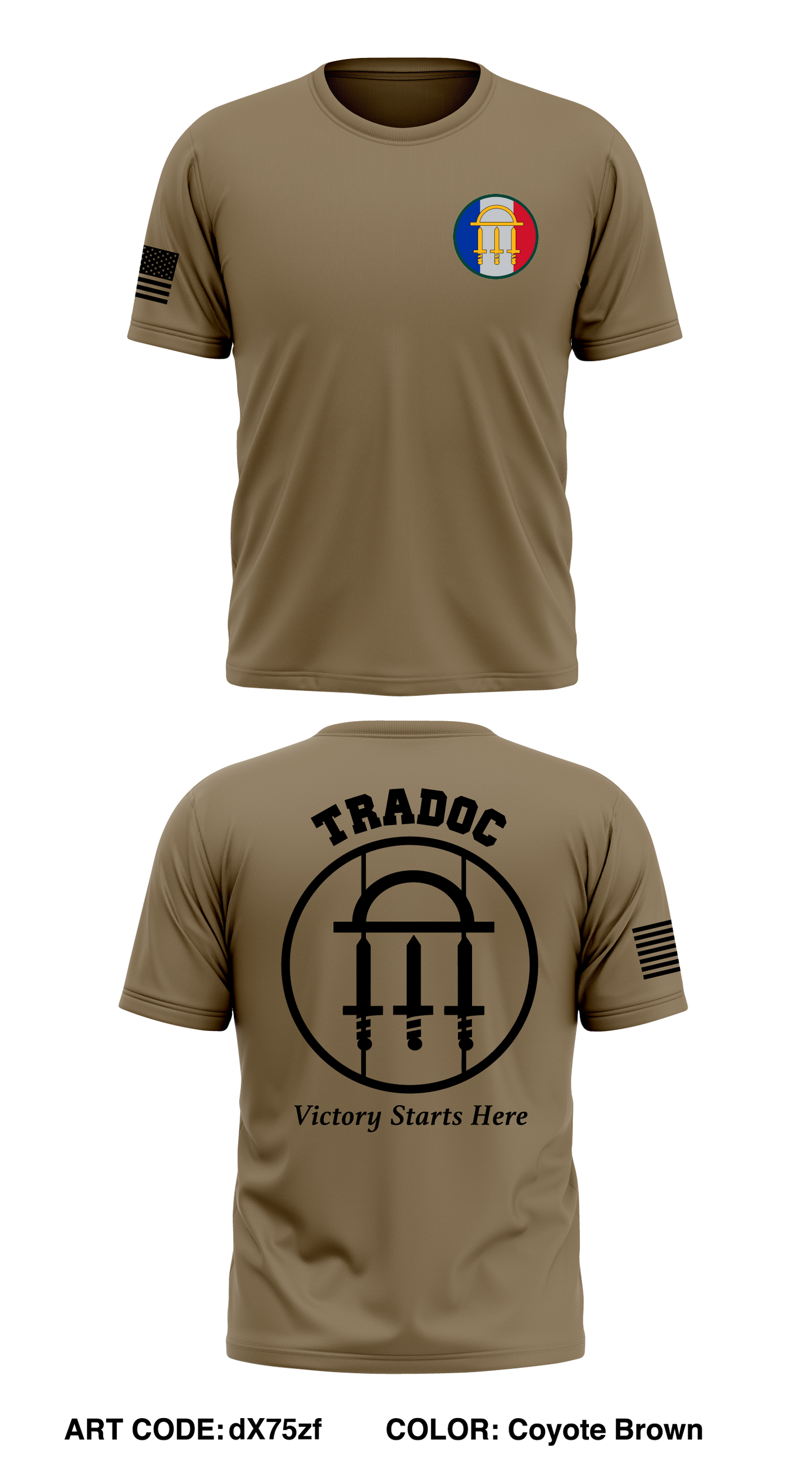 TRADOC Store 1 Core Men's SS Performance Tee - dX75zf