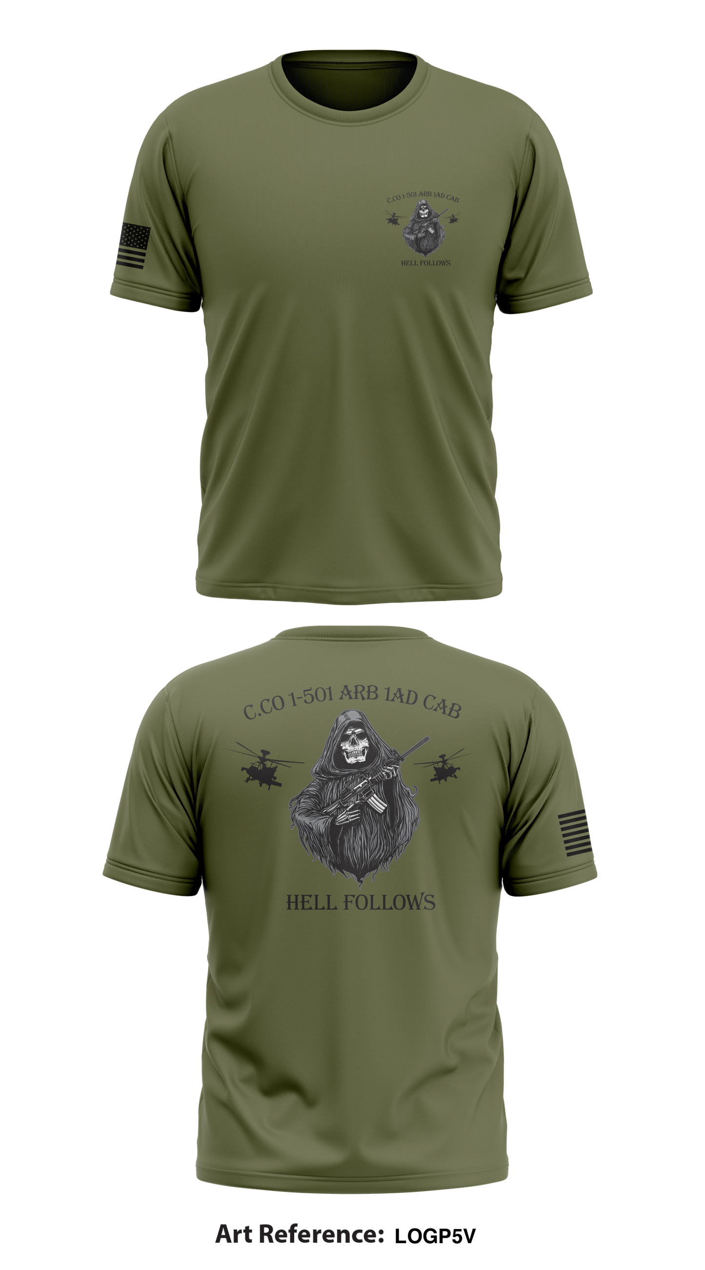 C.Co 1-501 ARB 1AD CAB Store 1 Core Men's SS Performance Tee - logp5v