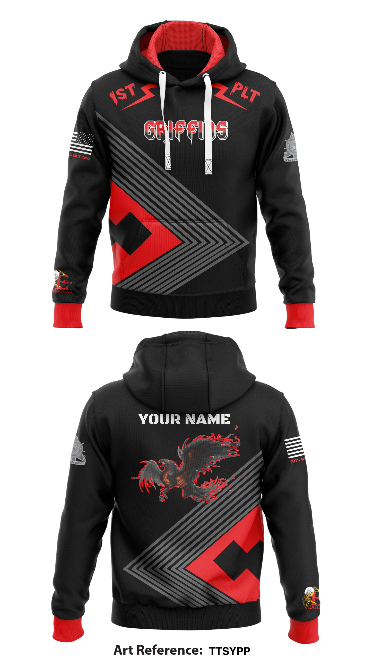 Echo Trans AIT Store 1 Core Men's Hooded Performance Sweatshirt - TtSYpp