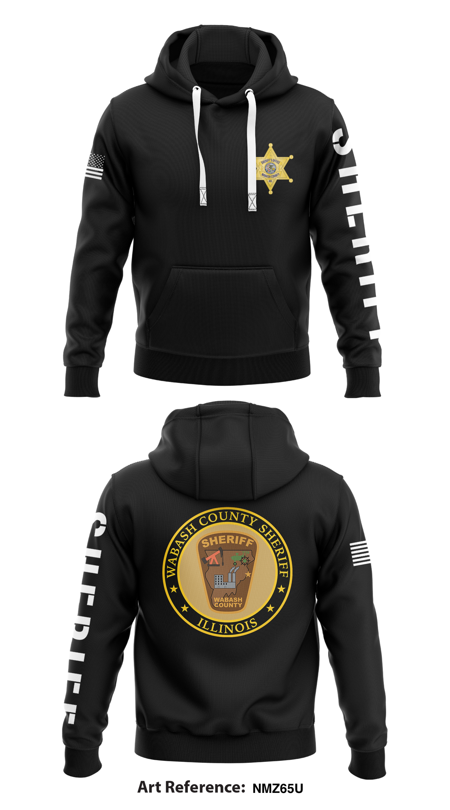 Wabash County Sheriff's Office Store 1 Core Men's Hooded Performance Sweatshirt - NmZ65u