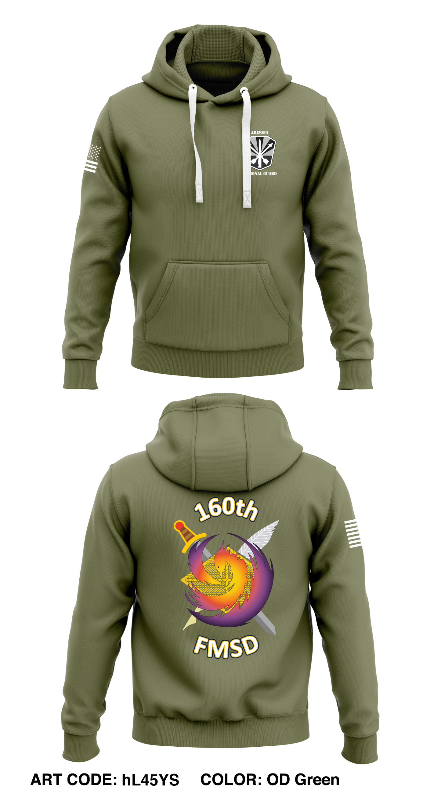 16th FMSD Core Men's Hooded Performance Sweatshirt - hL45YS
