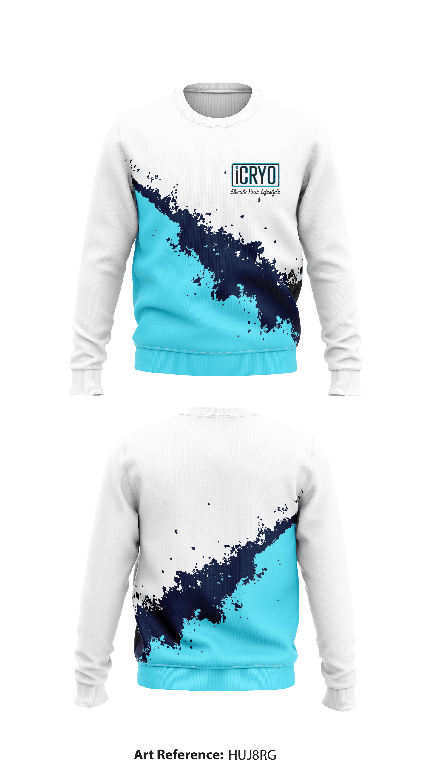 iCRYO Core Men's Crewneck Performance Sweatshirt - HUJ8rG