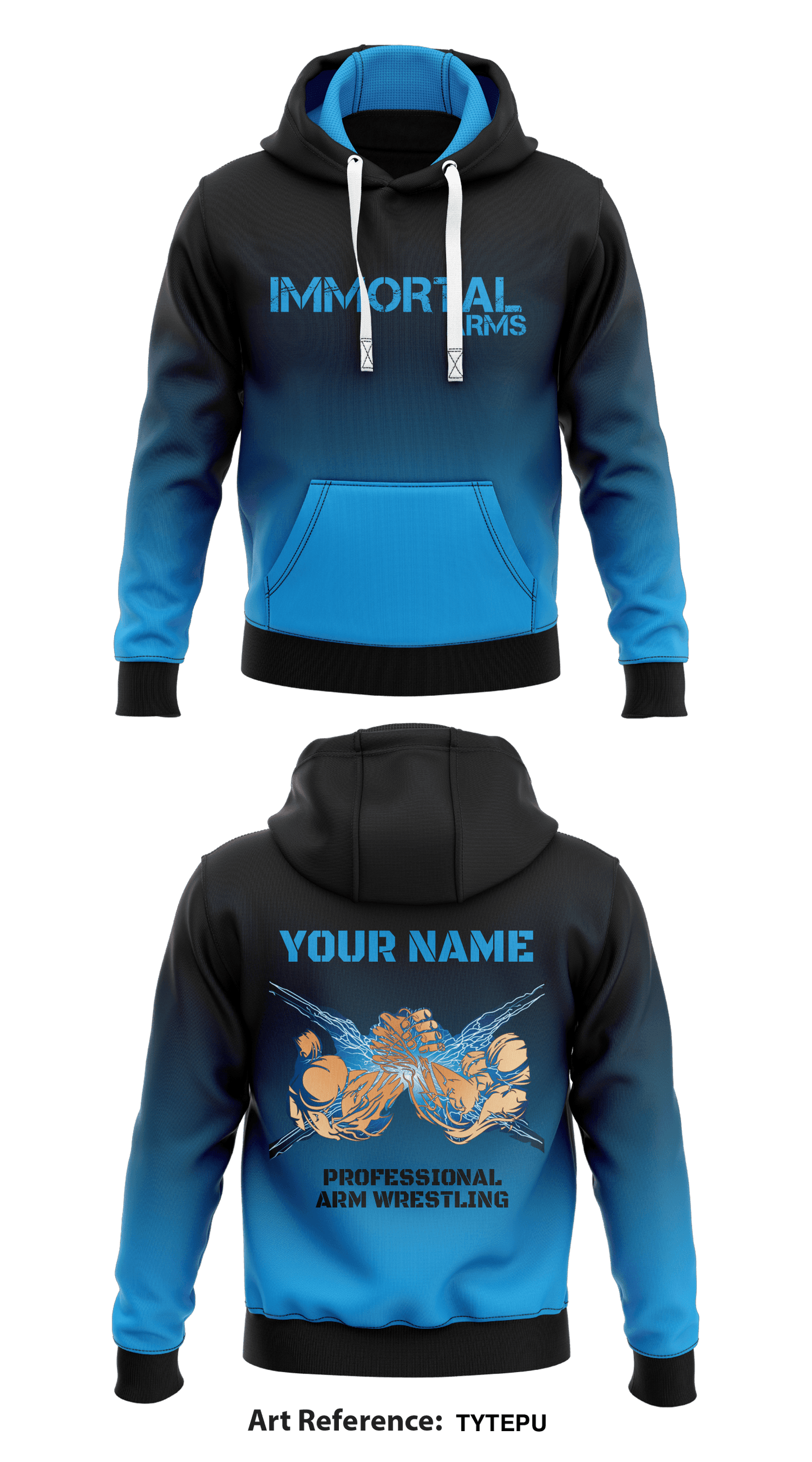 Immortal Arms Store 2 Core Men's Hooded Performance Sweatshirt - TyTEPu