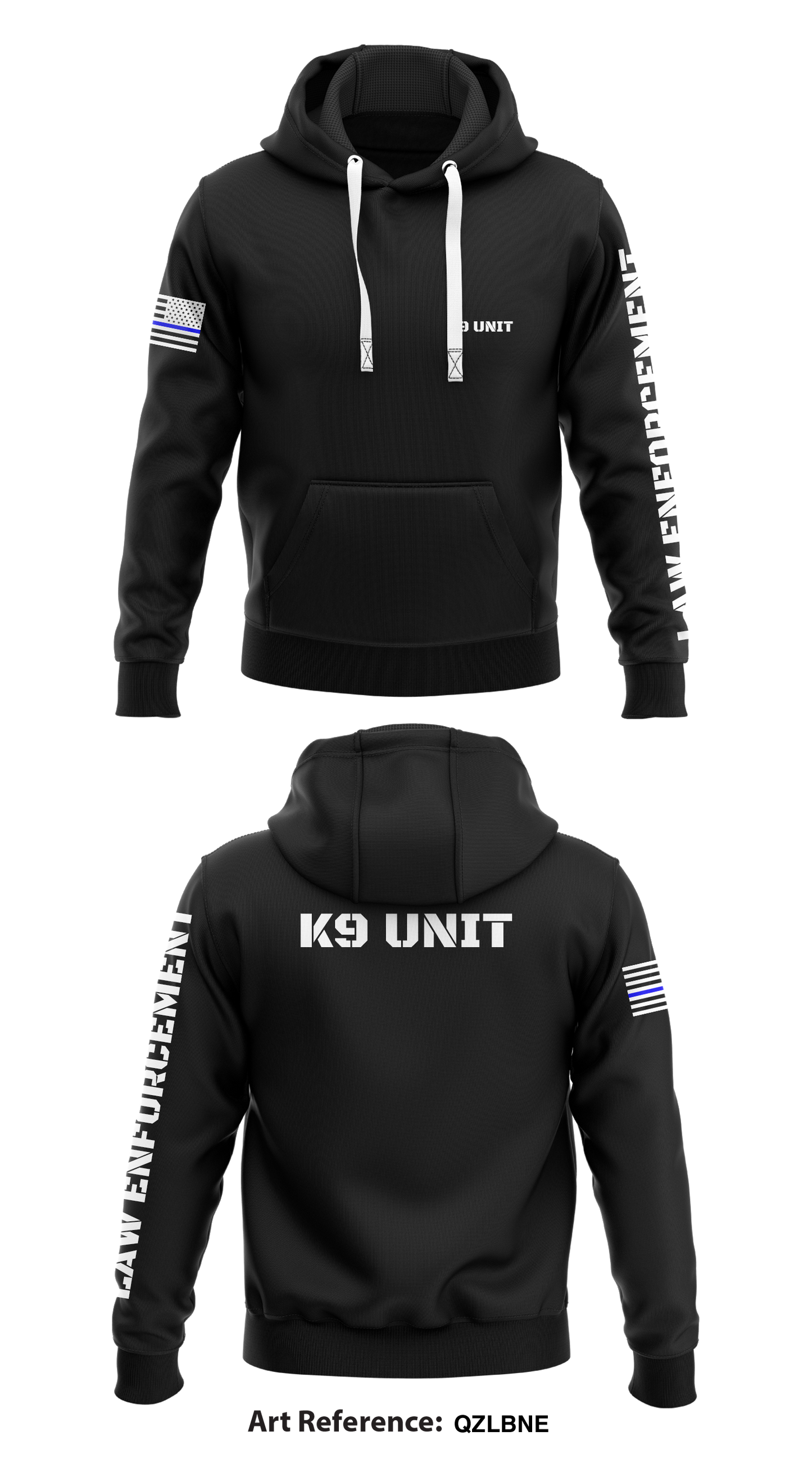 K9 Unit Store 1 Core Men's Hooded Performance Sweatshirt - qZLBNE