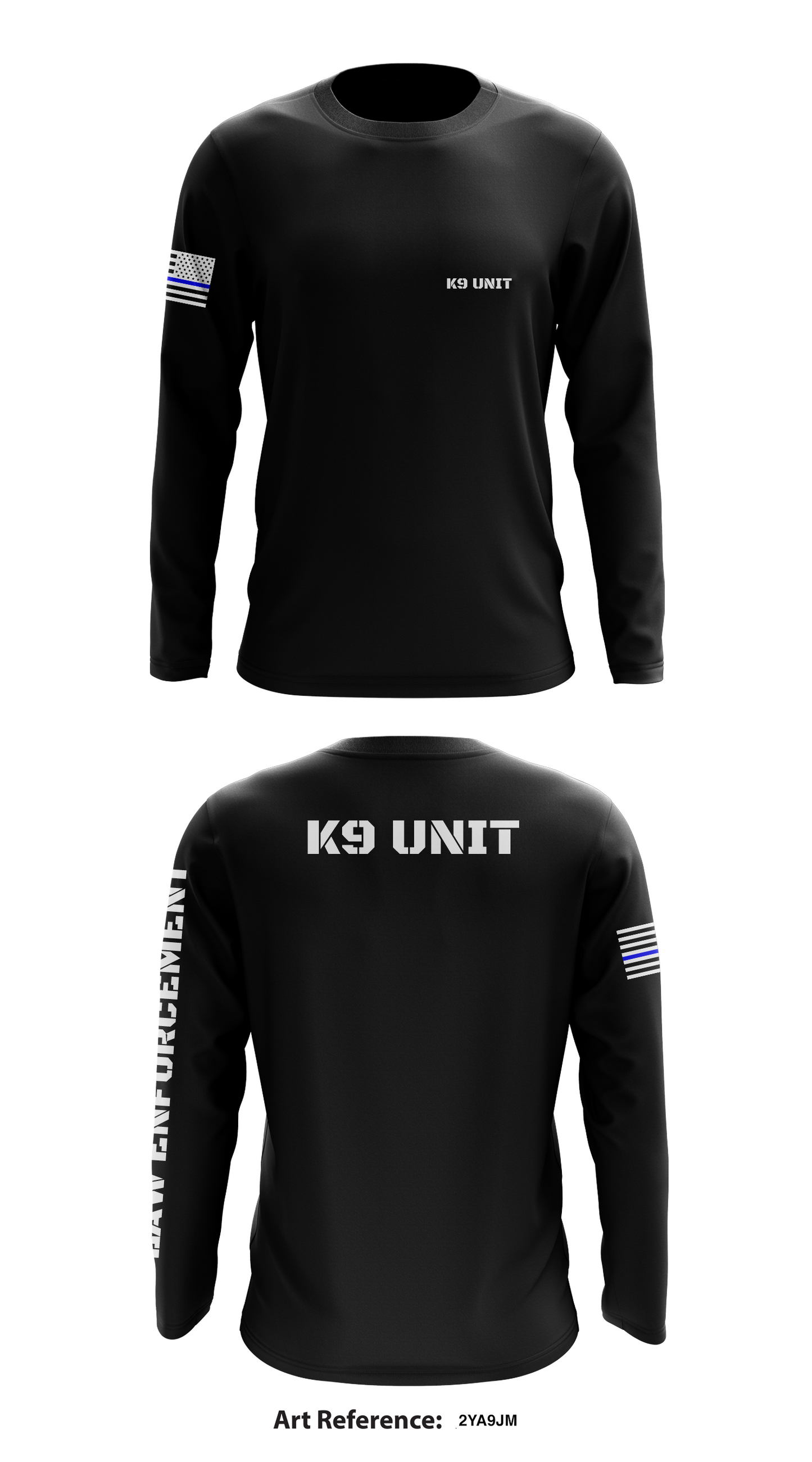 K9 Unit Store 1 Core Men's LS Performance Tee - 2ya9jm