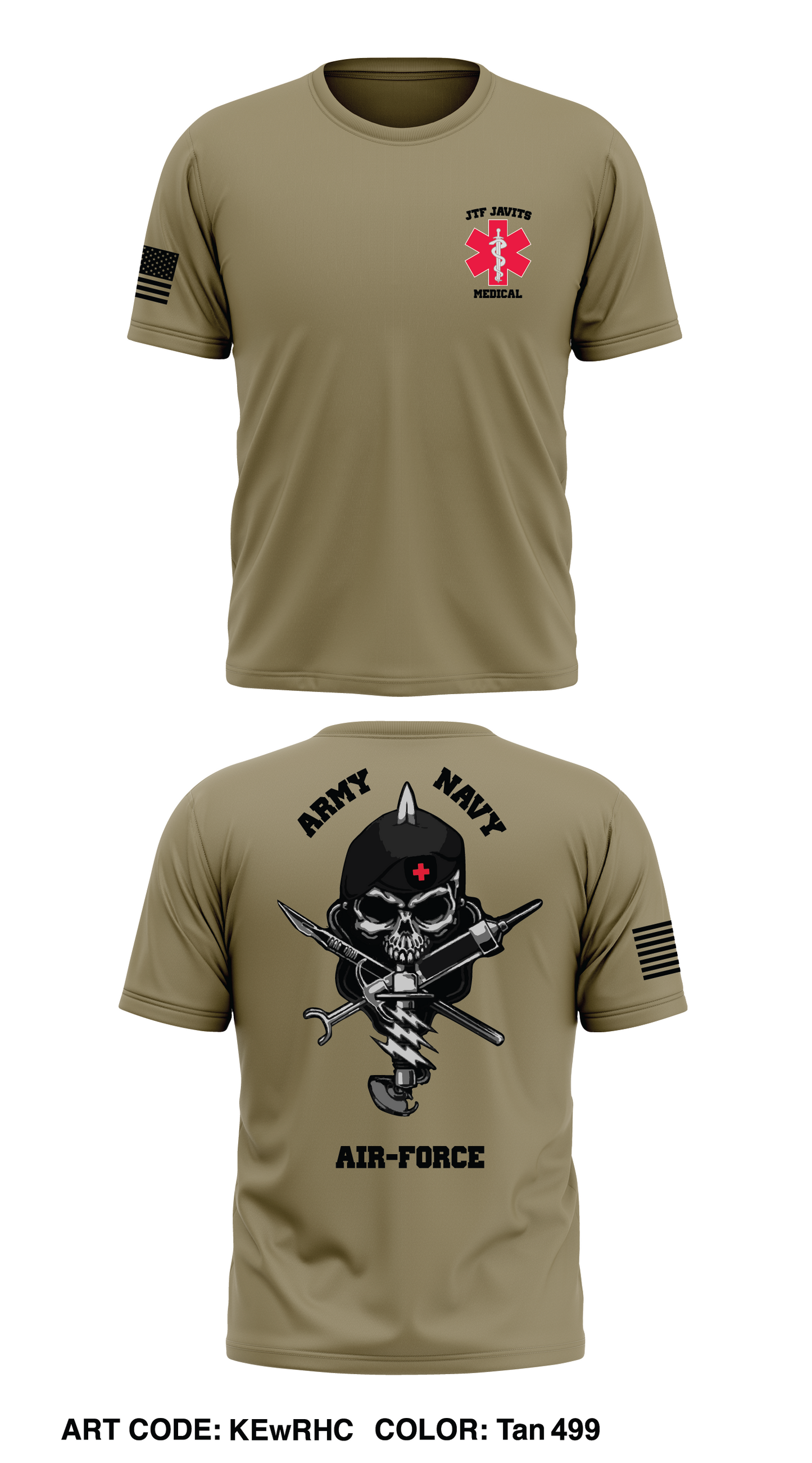 JTF Javits Medical Store 1 Core Men's SS Performance Tee - KEwRHC