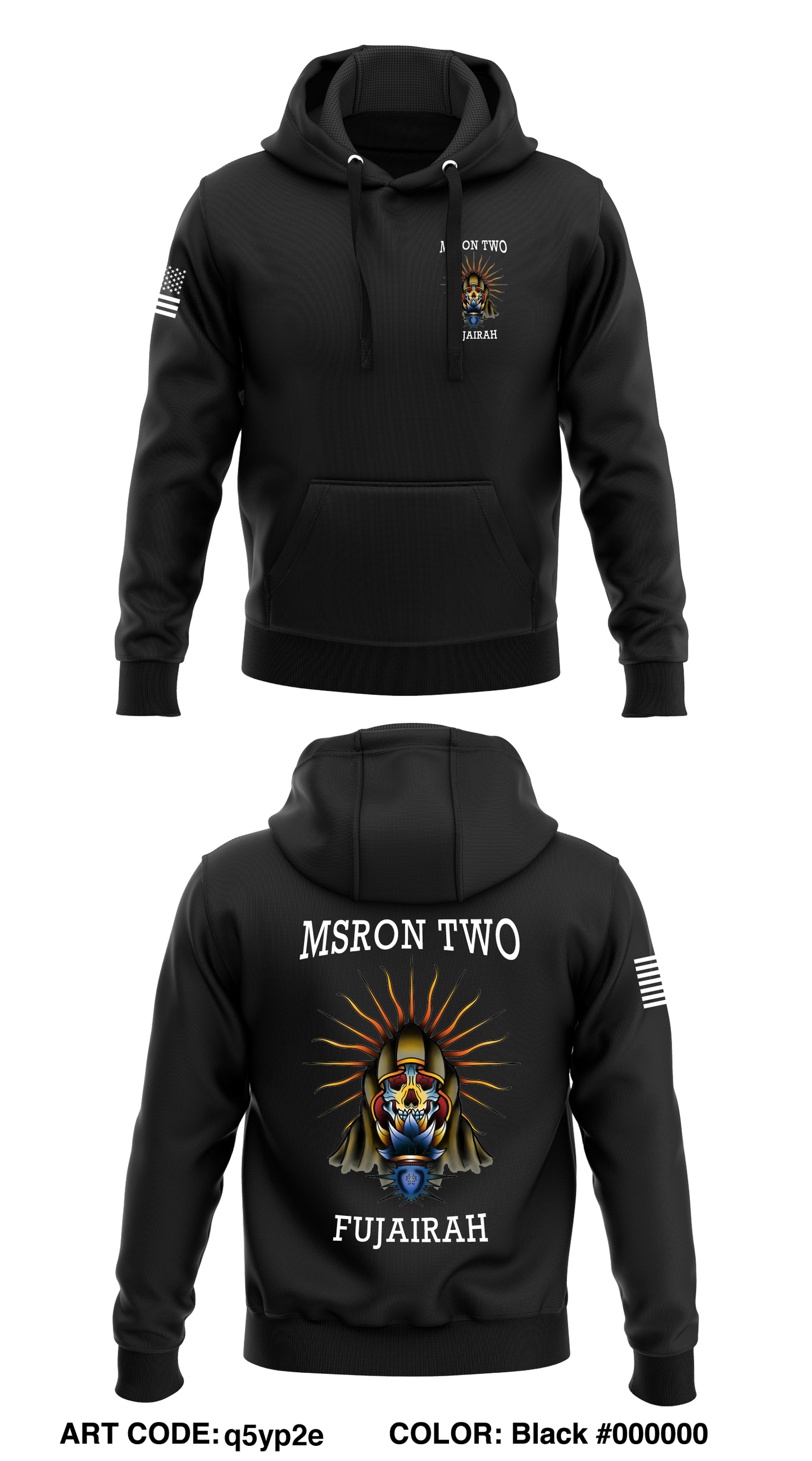 Maritime Expeditionary Security Squadron Two Core Men's Hooded Performance Sweatshirt - q5yp2e