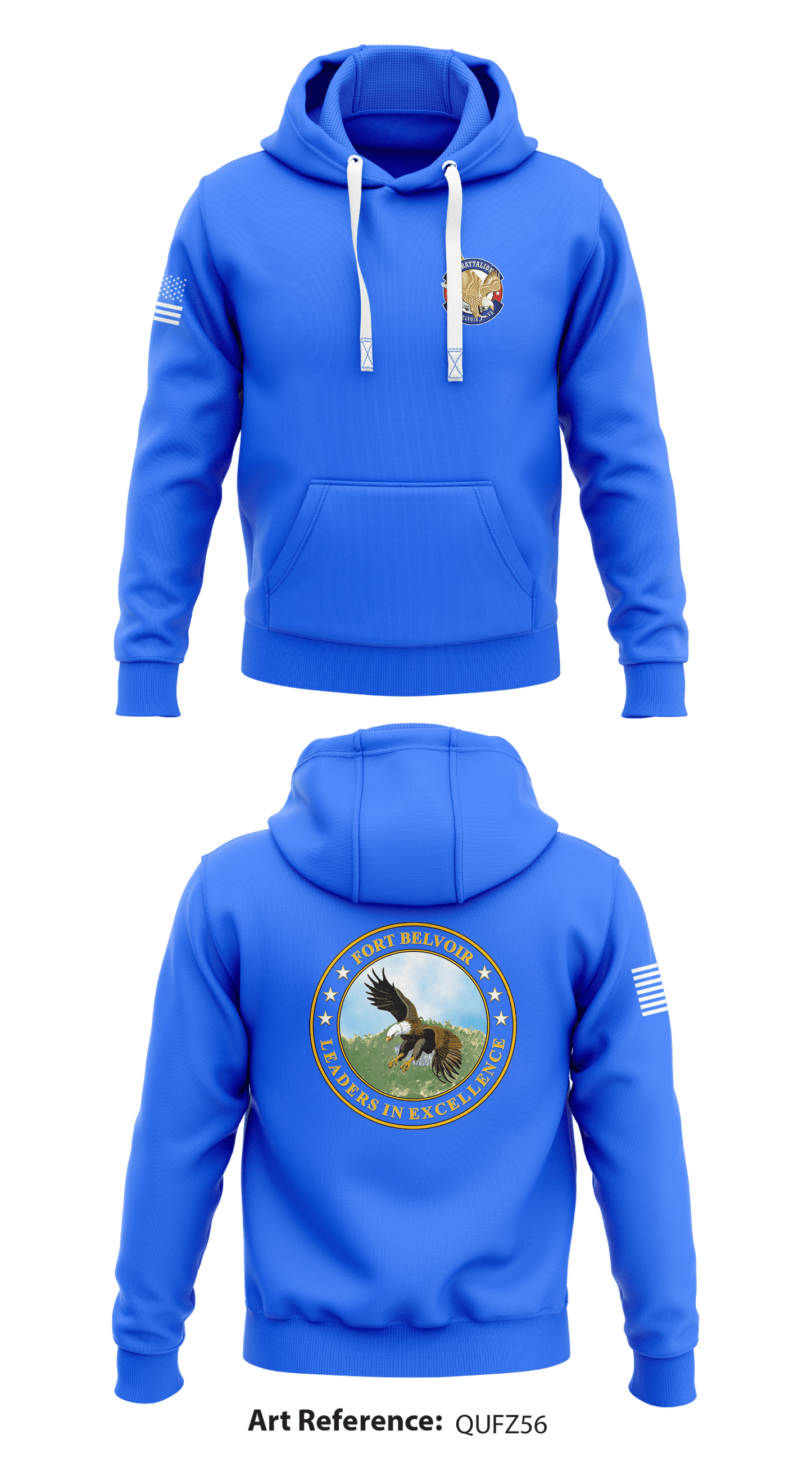 HQBN, USAG Fort Belvoir Core Men's Hooded Performance Sweatshirt - qUfZ56