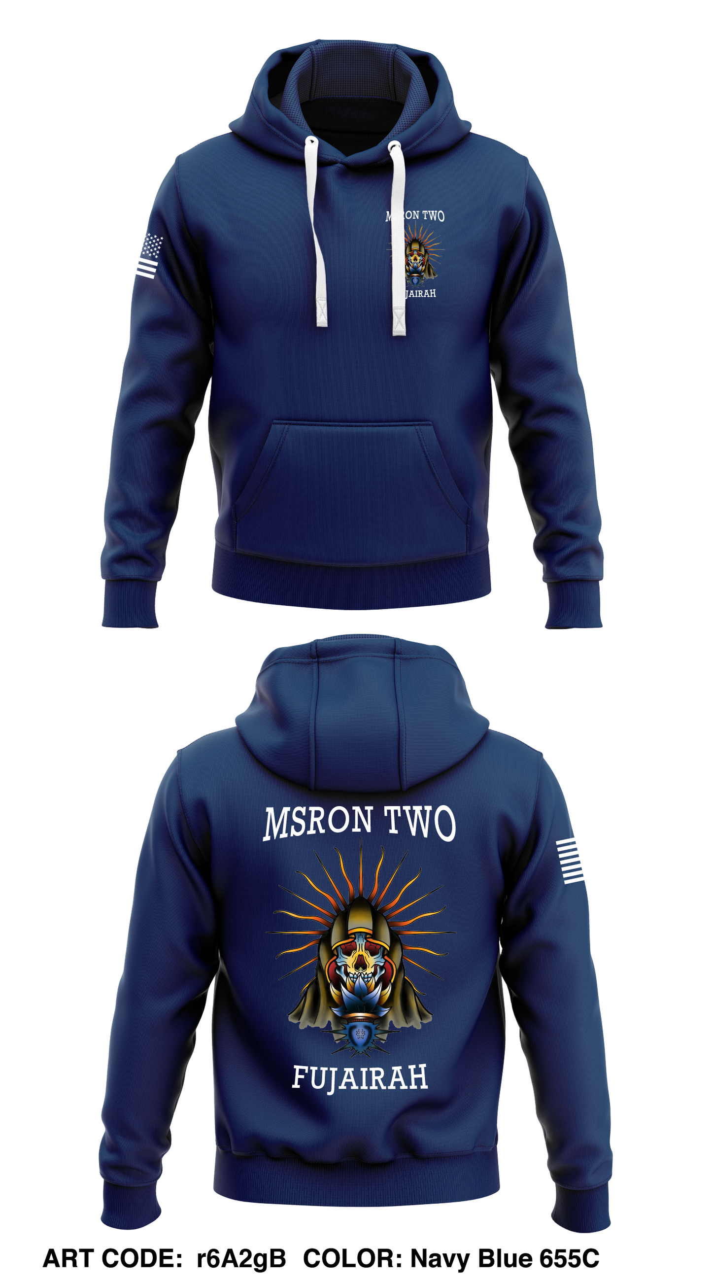 Maritime Expeditionary Security Squadron Two Core Men's Hooded Performance Sweatshirt - r6A2gB