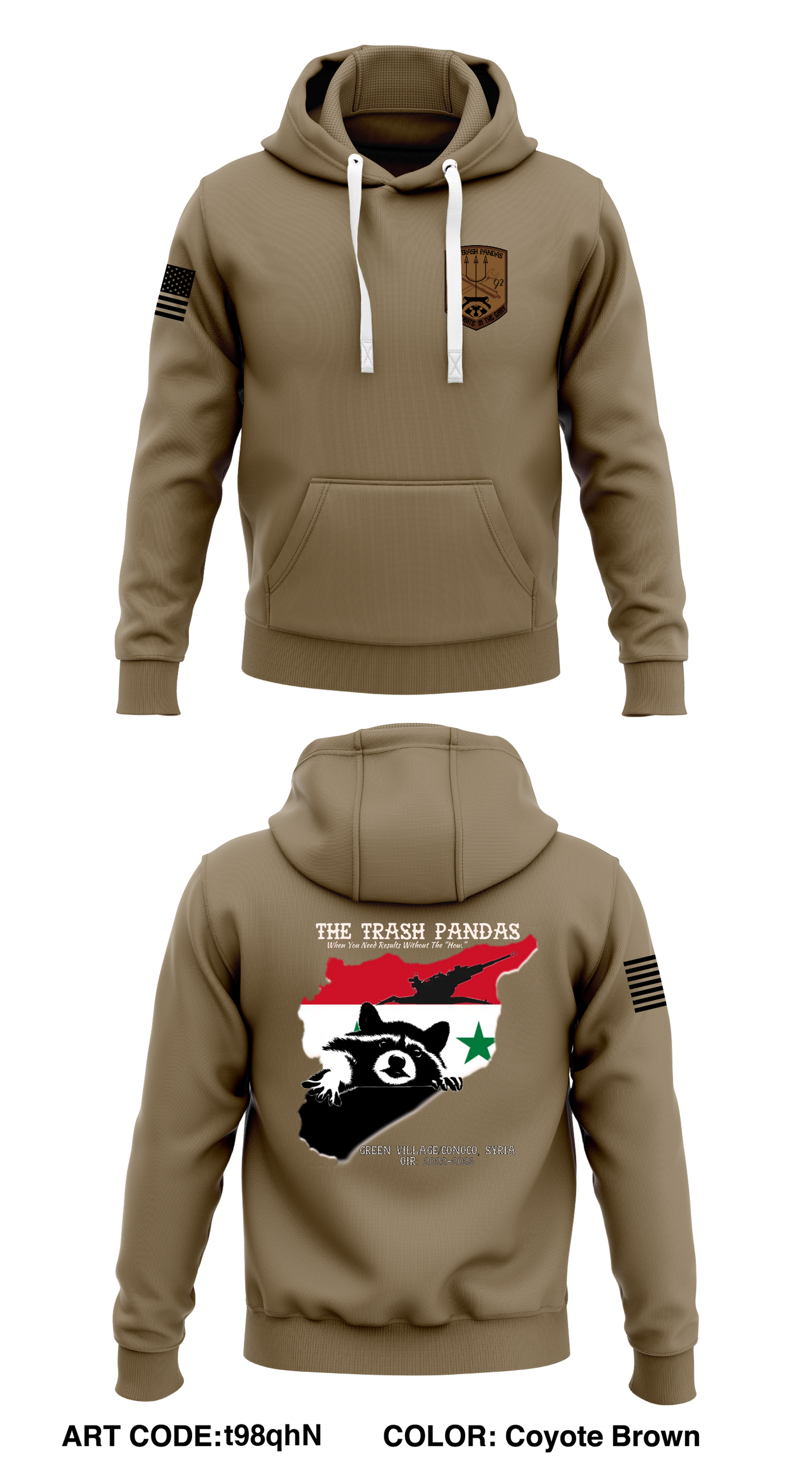 C134 OIR Limited Core Men's Hooded Performance Sweatshirt - t98qhN