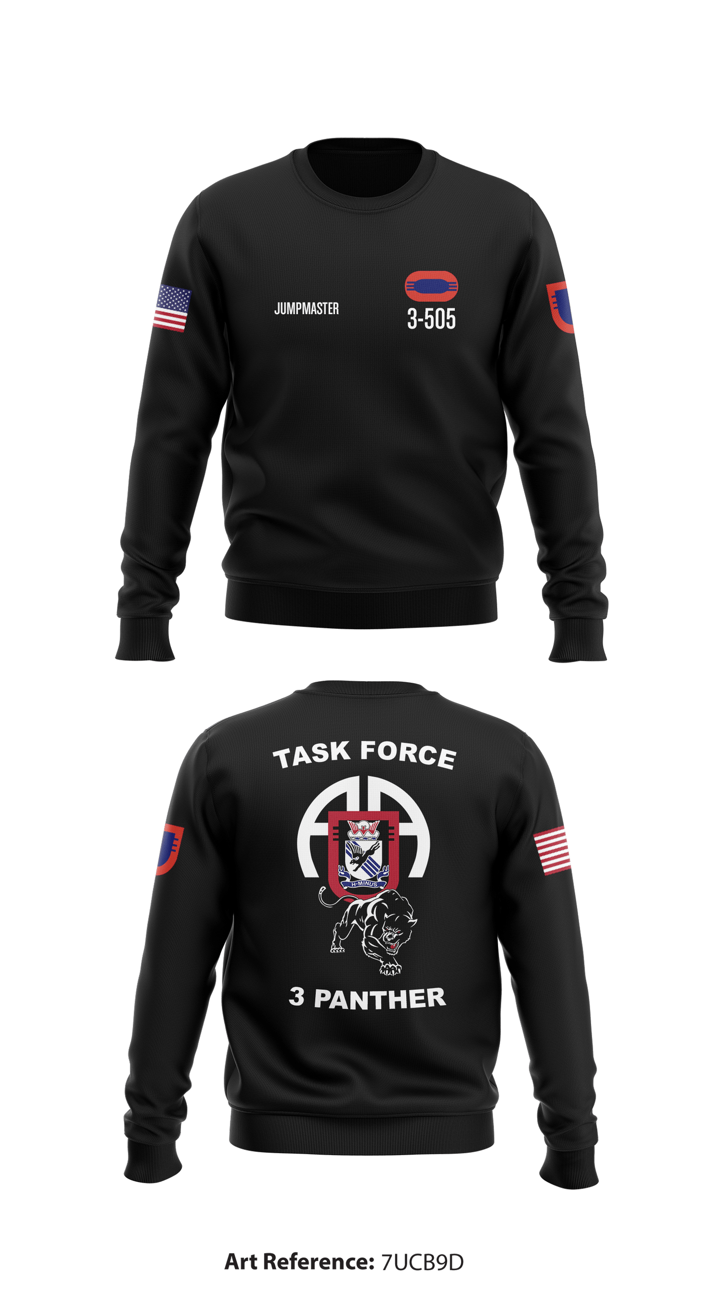 Task Force 3/505 Store 1 Core Men's Crewneck Performance Sweatshirt - 7uCb9D