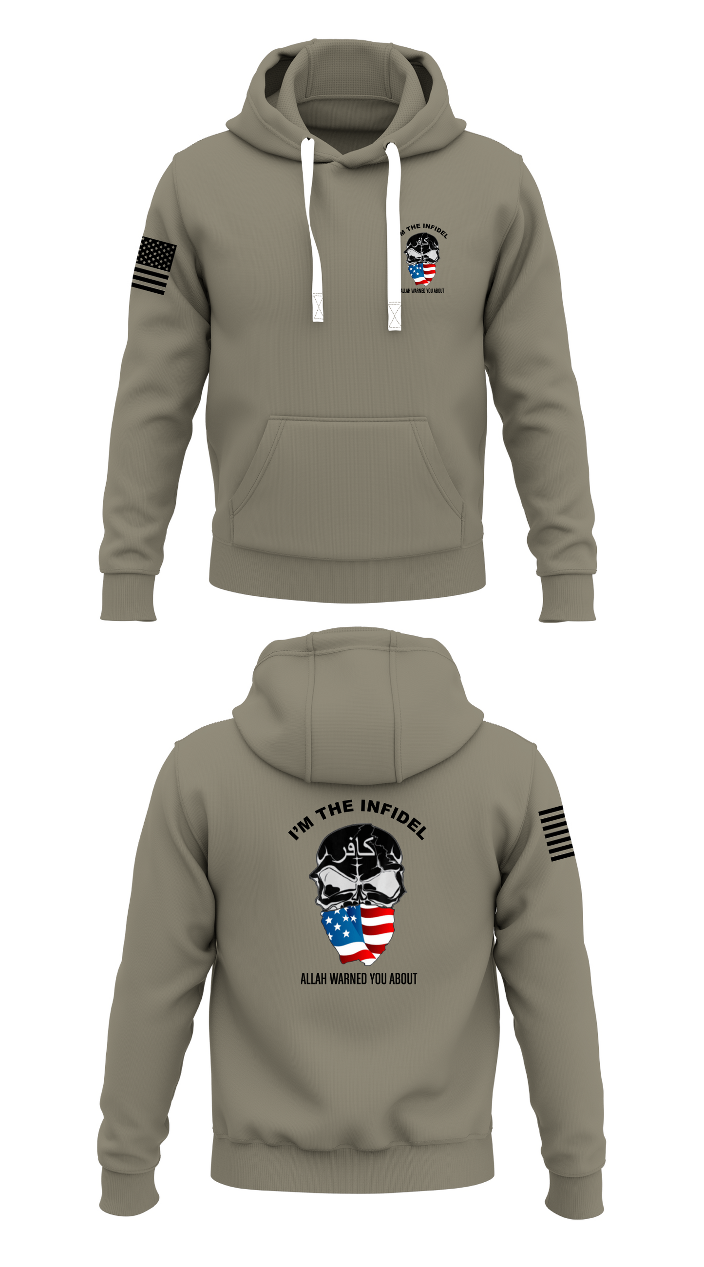 Warned You Store 1 Core Men's Hooded Performance Sweatshirt - 33359430944