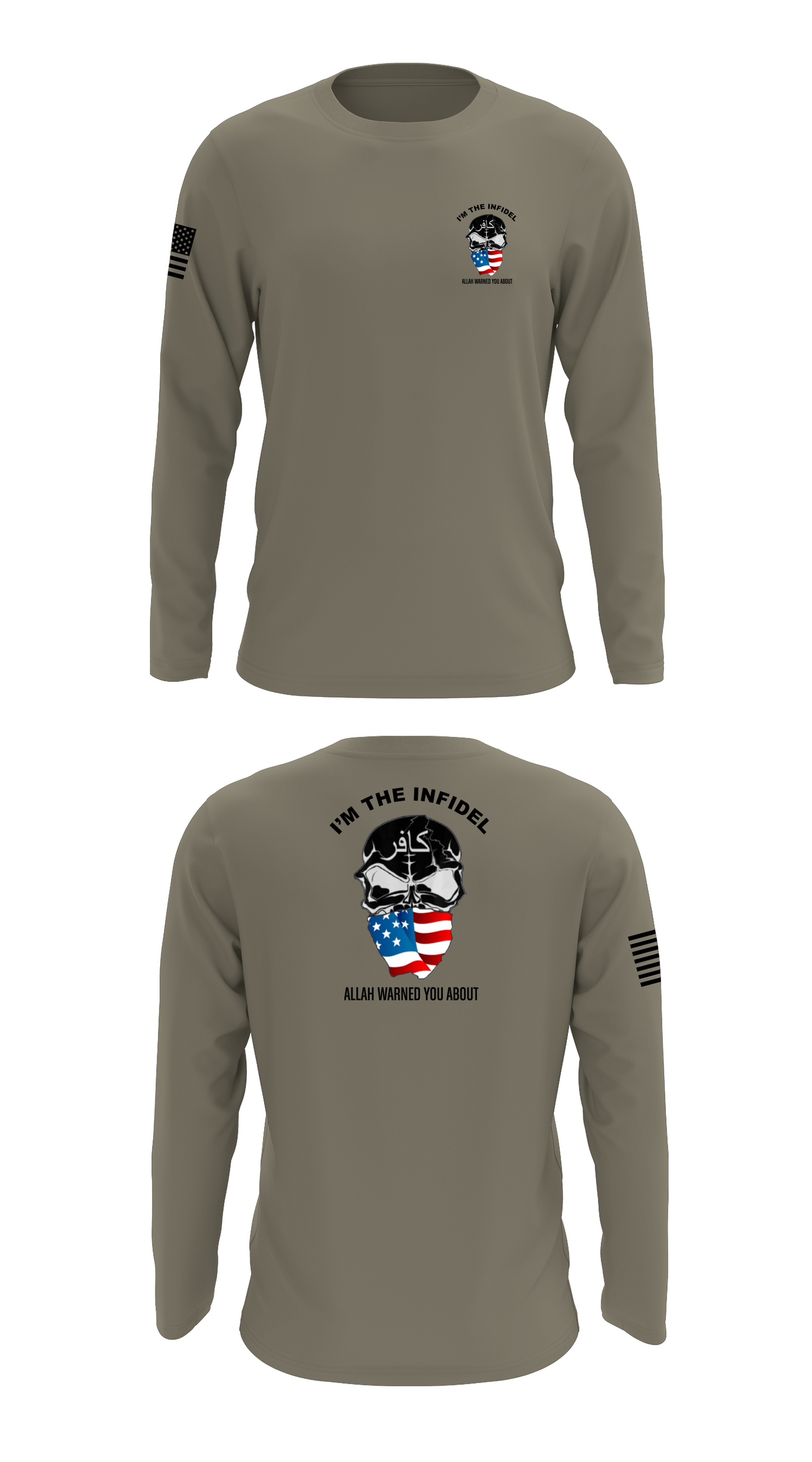 Warned You Store 1 Core Men's LS Performance Tee - 67107331691