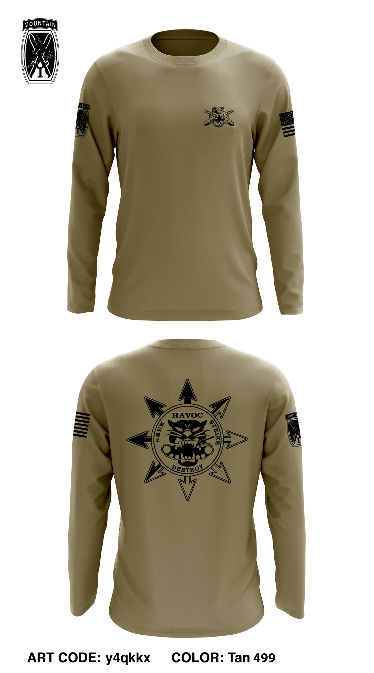3-71 CAV HHT Store 1 Core Men's LS Performance Tee - y4qkkx